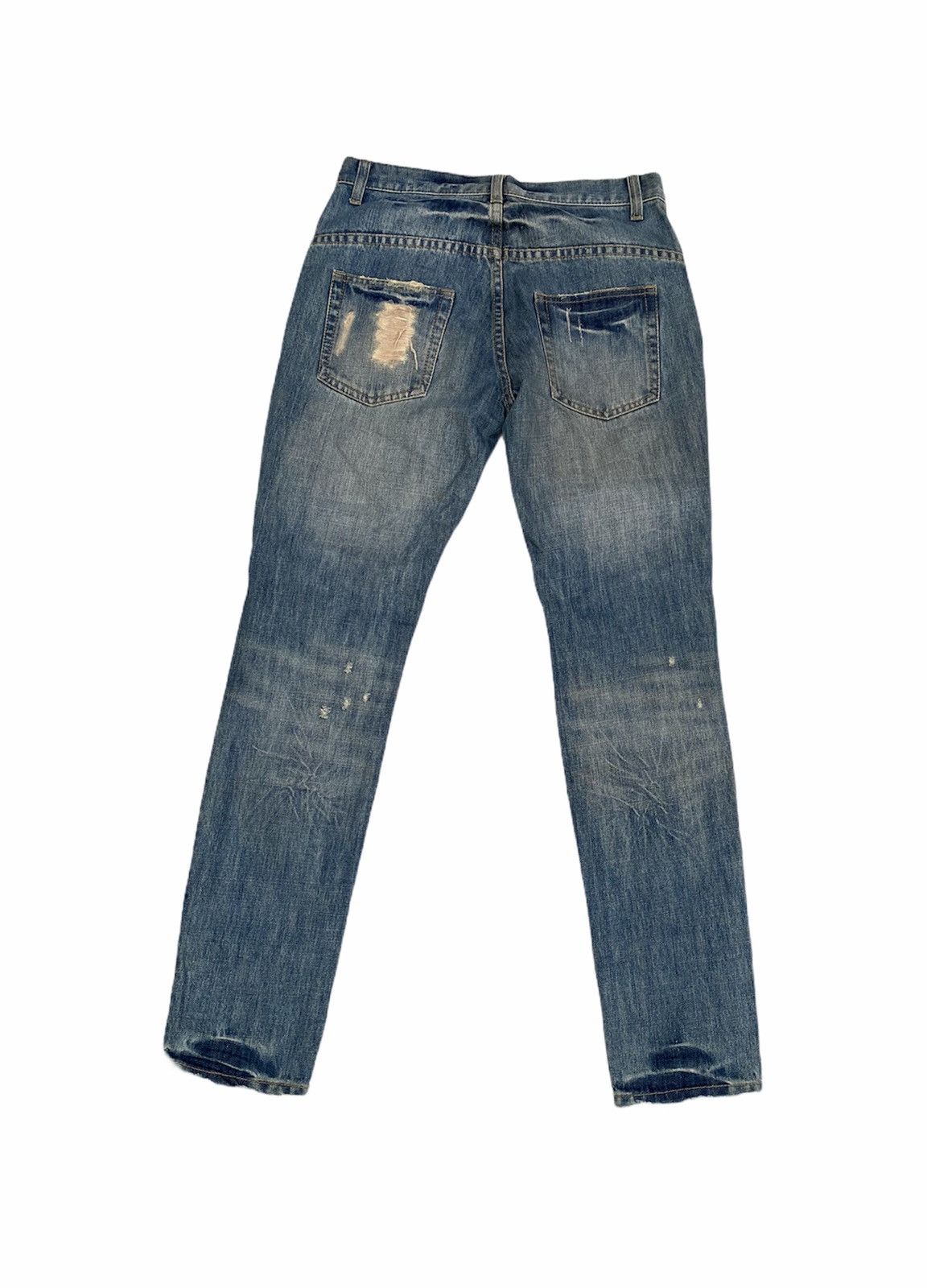 Japanese Brand e.a.p distressed Denim Size US 29 - 5 Thumbnail