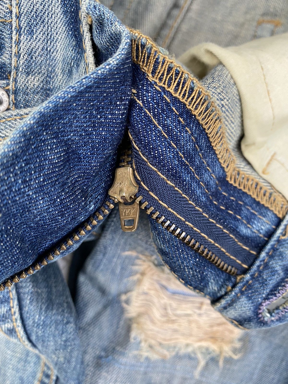 Japanese Brand e.a.p distressed Denim Size US 29 - 10 Thumbnail