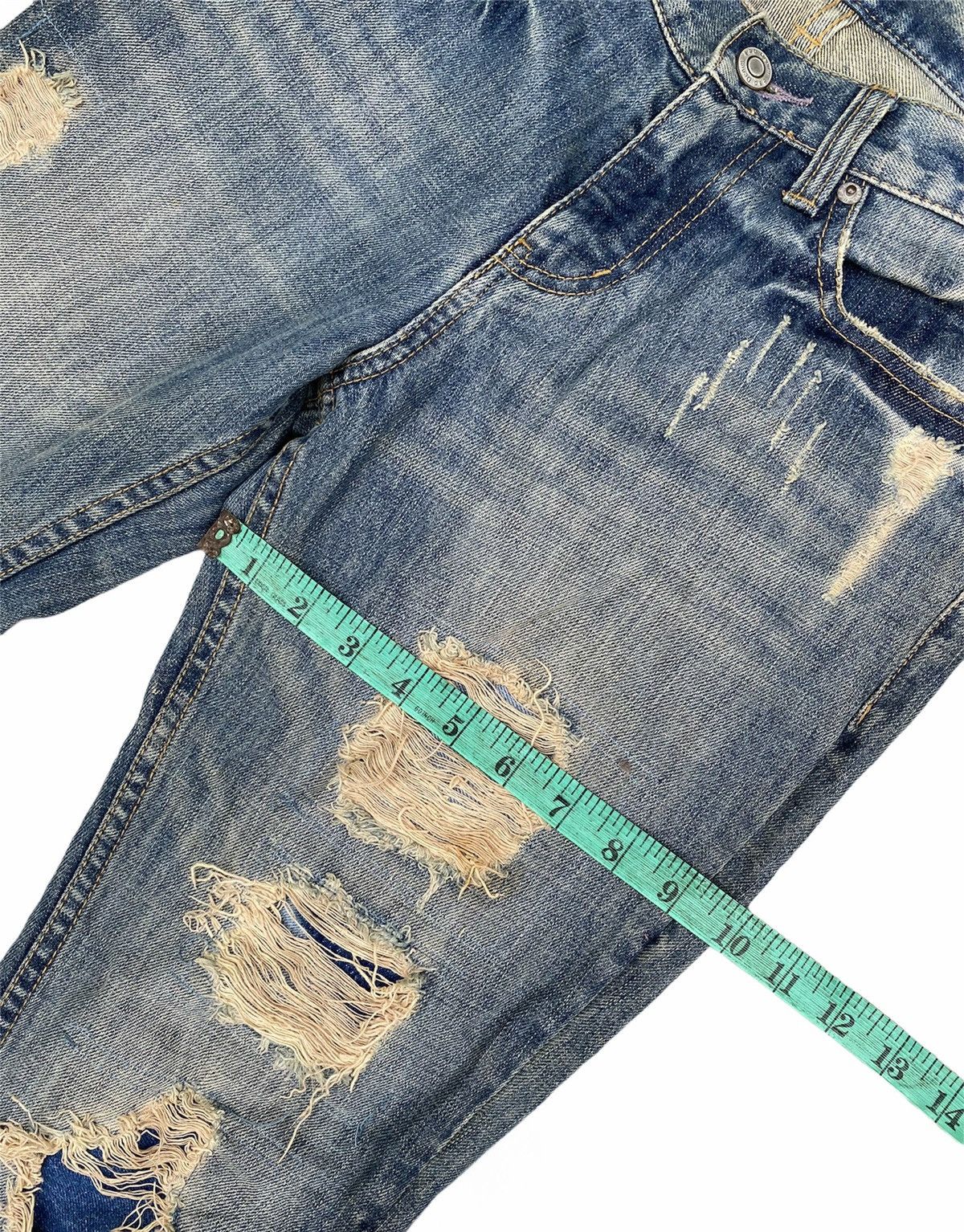 Japanese Brand e.a.p distressed Denim Size US 29 - 19 Thumbnail