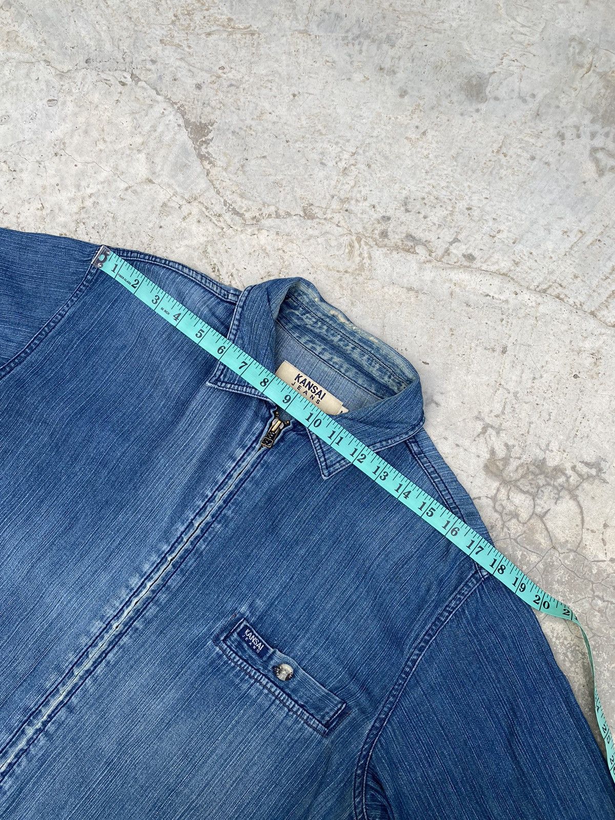 Japanese Brand × Kansai Yamamoto × Vintage Vintage Kansai Yamamoto Denim/Jeans Jacket Size US M / EU 48-50 / 2 - 16 Thumbnail