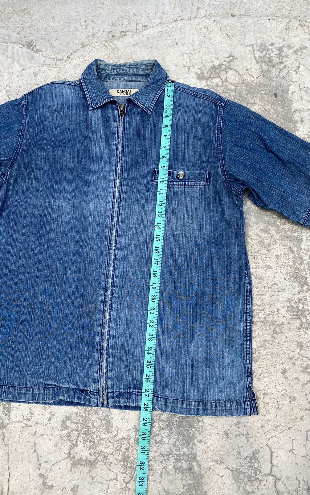 Japanese Brand × Kansai Yamamoto × Vintage Vintage Kansai Yamamoto Denim/Jeans Jacket Size US M / EU 48-50 / 2 - 15 Thumbnail