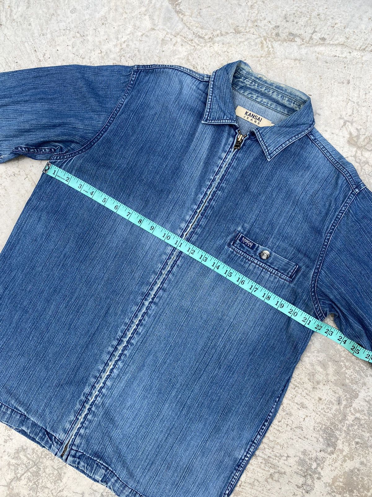 Japanese Brand × Kansai Yamamoto × Vintage Vintage Kansai Yamamoto Denim/Jeans Jacket Size US M / EU 48-50 / 2 - 14 Thumbnail