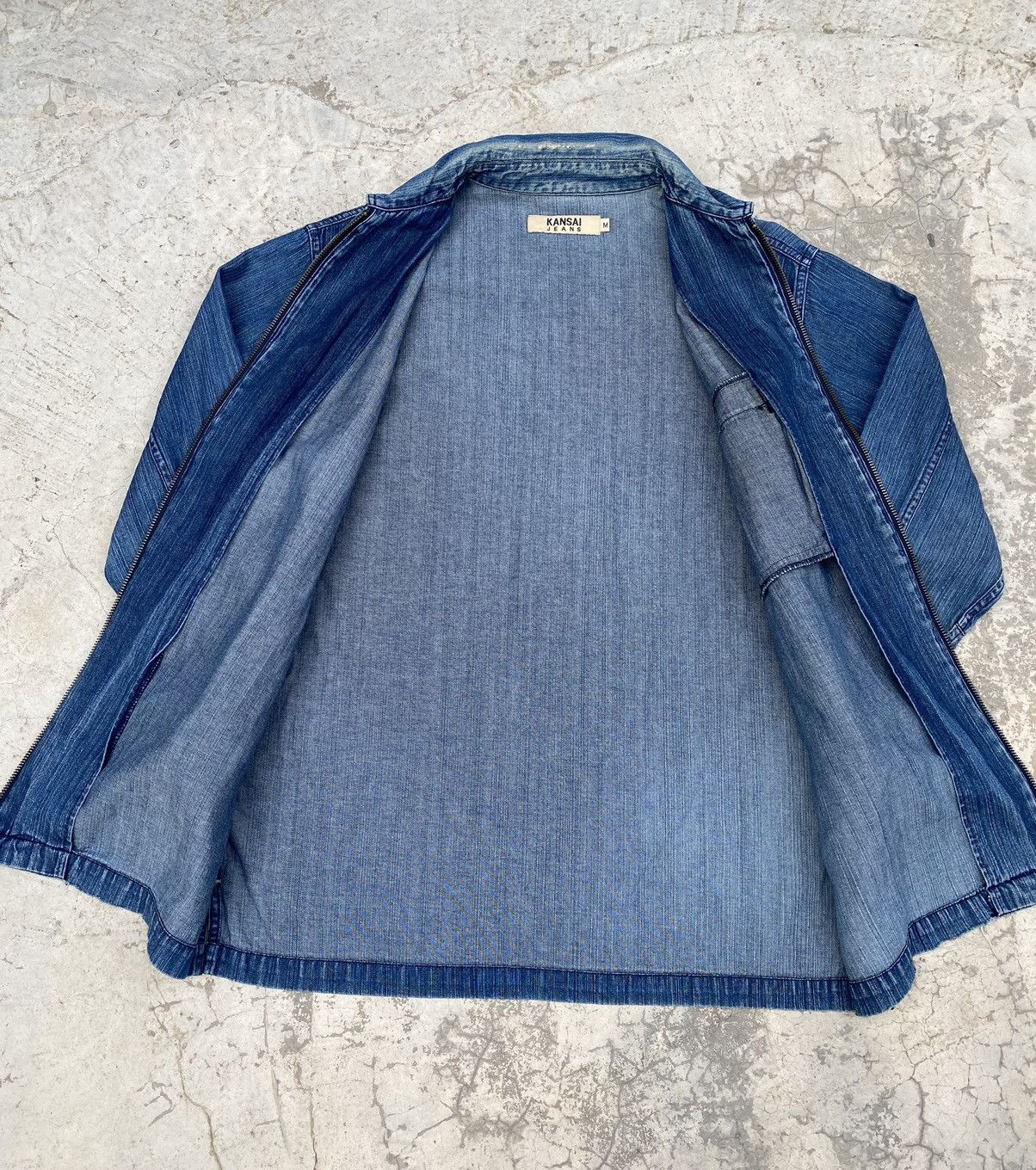 Japanese Brand × Kansai Yamamoto × Vintage Vintage Kansai Yamamoto Denim/Jeans Jacket Size US M / EU 48-50 / 2 - 8 Thumbnail