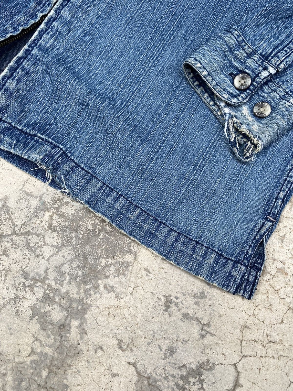 Japanese Brand × Kansai Yamamoto × Vintage Vintage Kansai Yamamoto Denim/Jeans Jacket Size US M / EU 48-50 / 2 - 18 Thumbnail