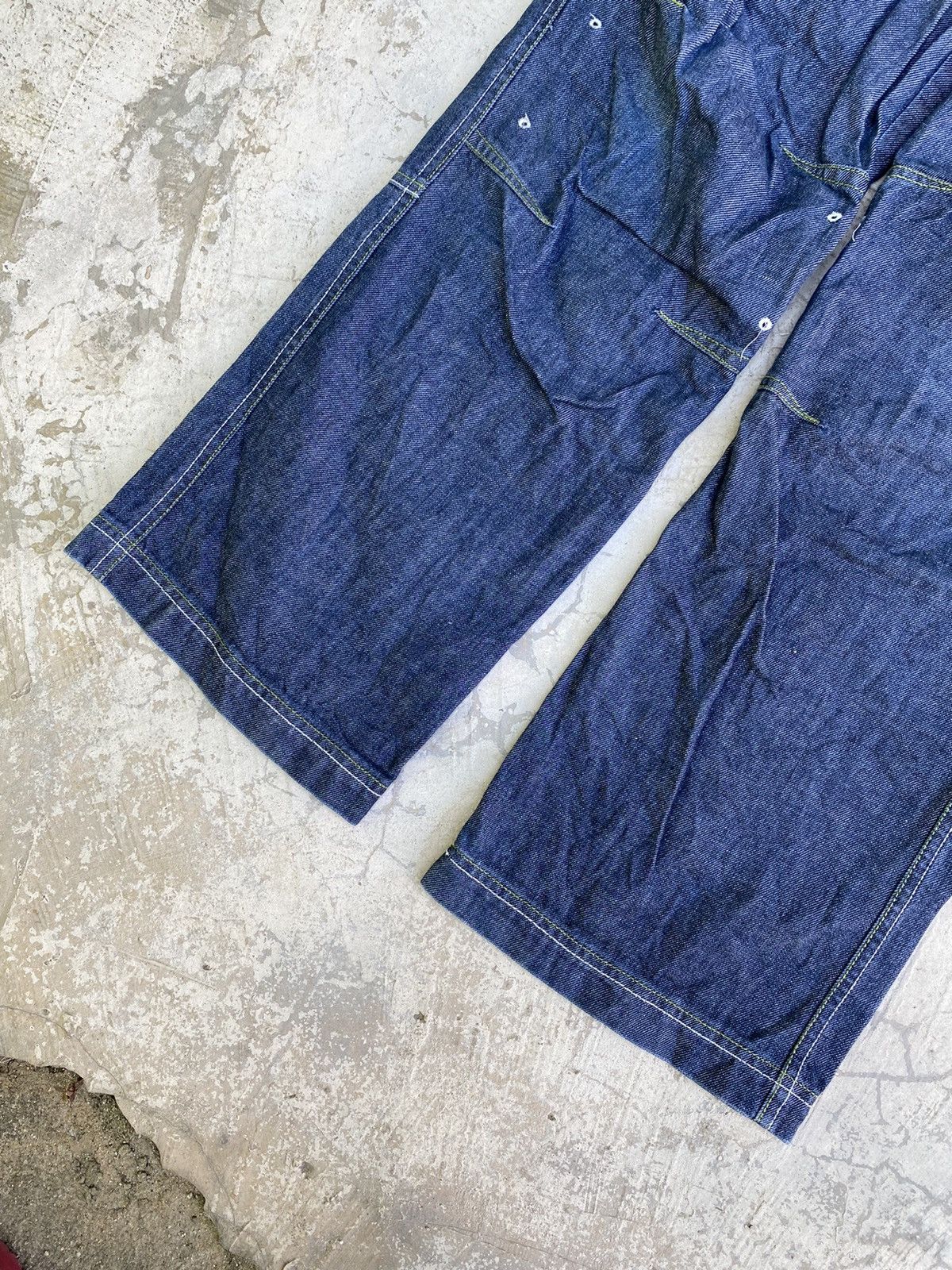 Designer × Japanese Brand Blue Cross Jeans Skull Embroidery Size US 31 - 7 Thumbnail