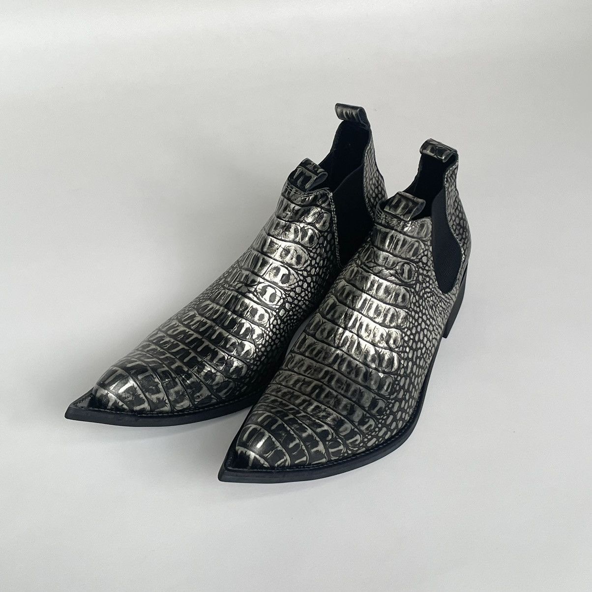 S/S 15 ‘Extended Pointy’ Leather Boots