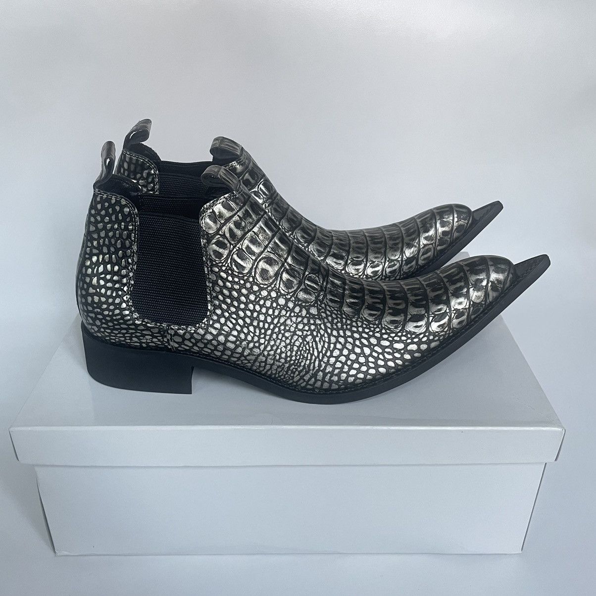 S/S 15 ‘Extended Pointy’ Leather Boots