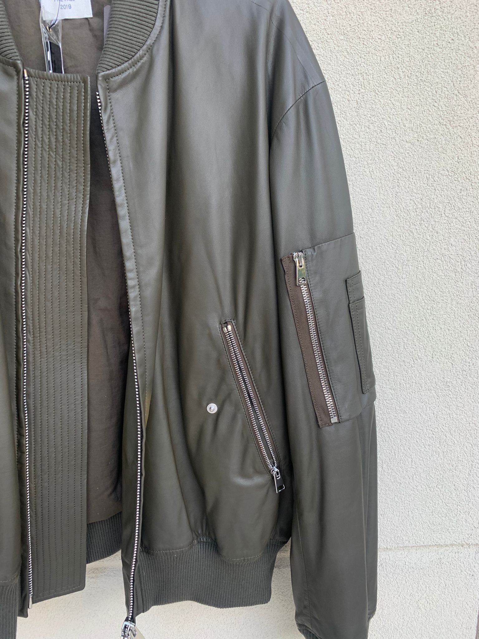 Bottega Veneta Hidrology Calf Blouson Jacket in Kaki Size US L / EU 52-54 / 3 - 4 Thumbnail