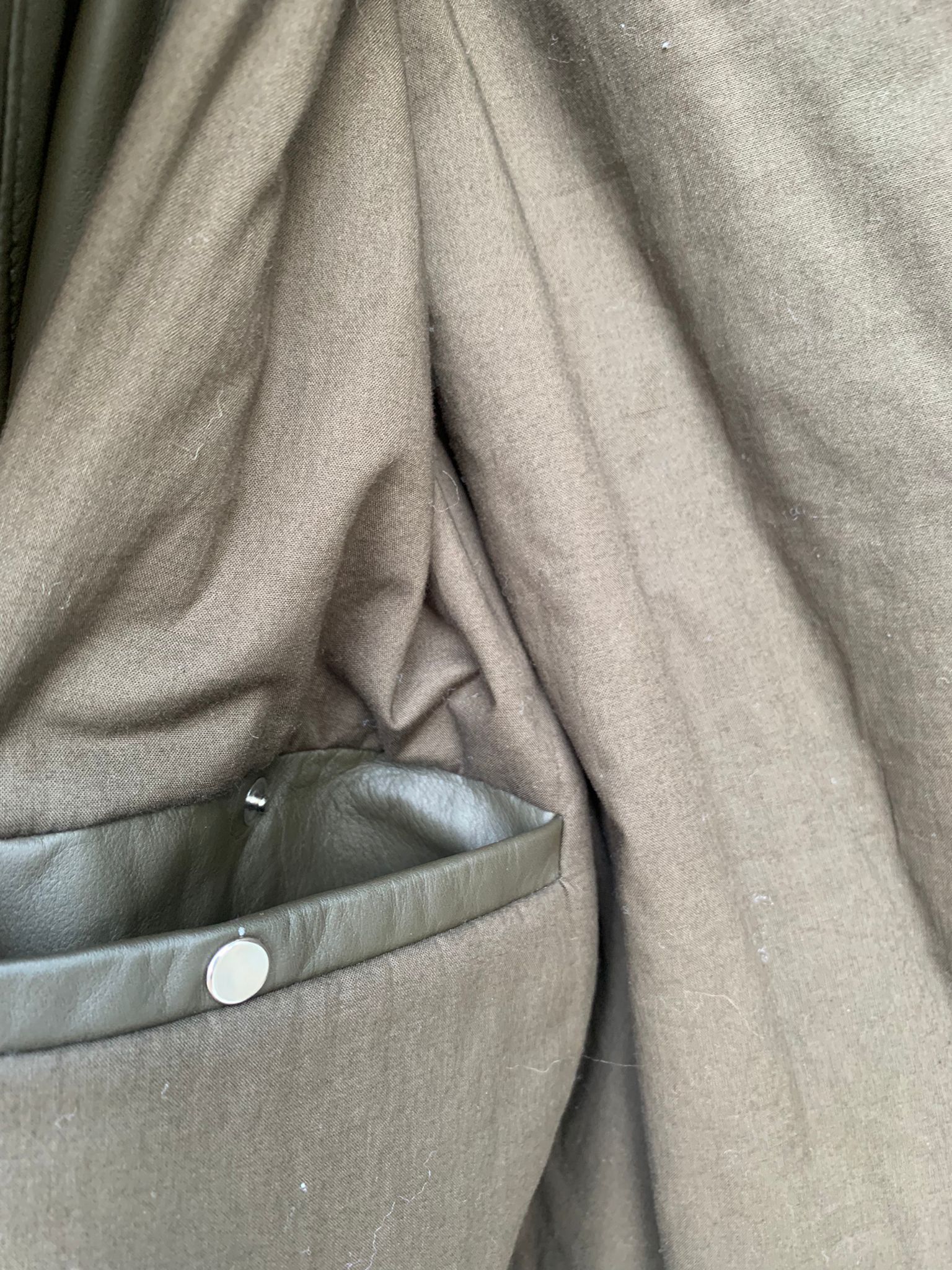 Bottega Veneta Hidrology Calf Blouson Jacket in Kaki Size US L / EU 52-54 / 3 - 17 Thumbnail