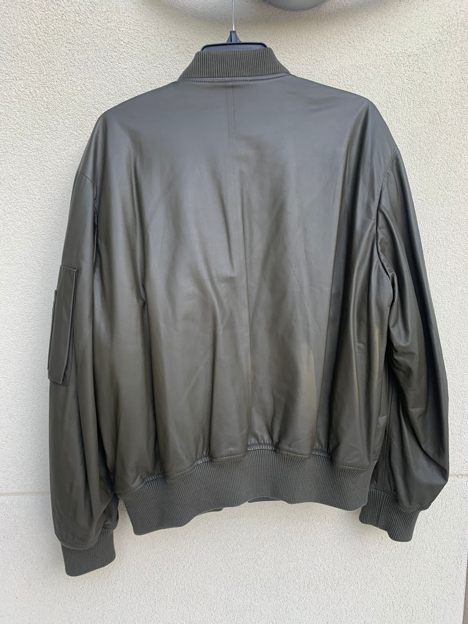 Bottega Veneta Hidrology Calf Blouson Jacket in Kaki Size US L / EU 52-54 / 3 - 18 Thumbnail
