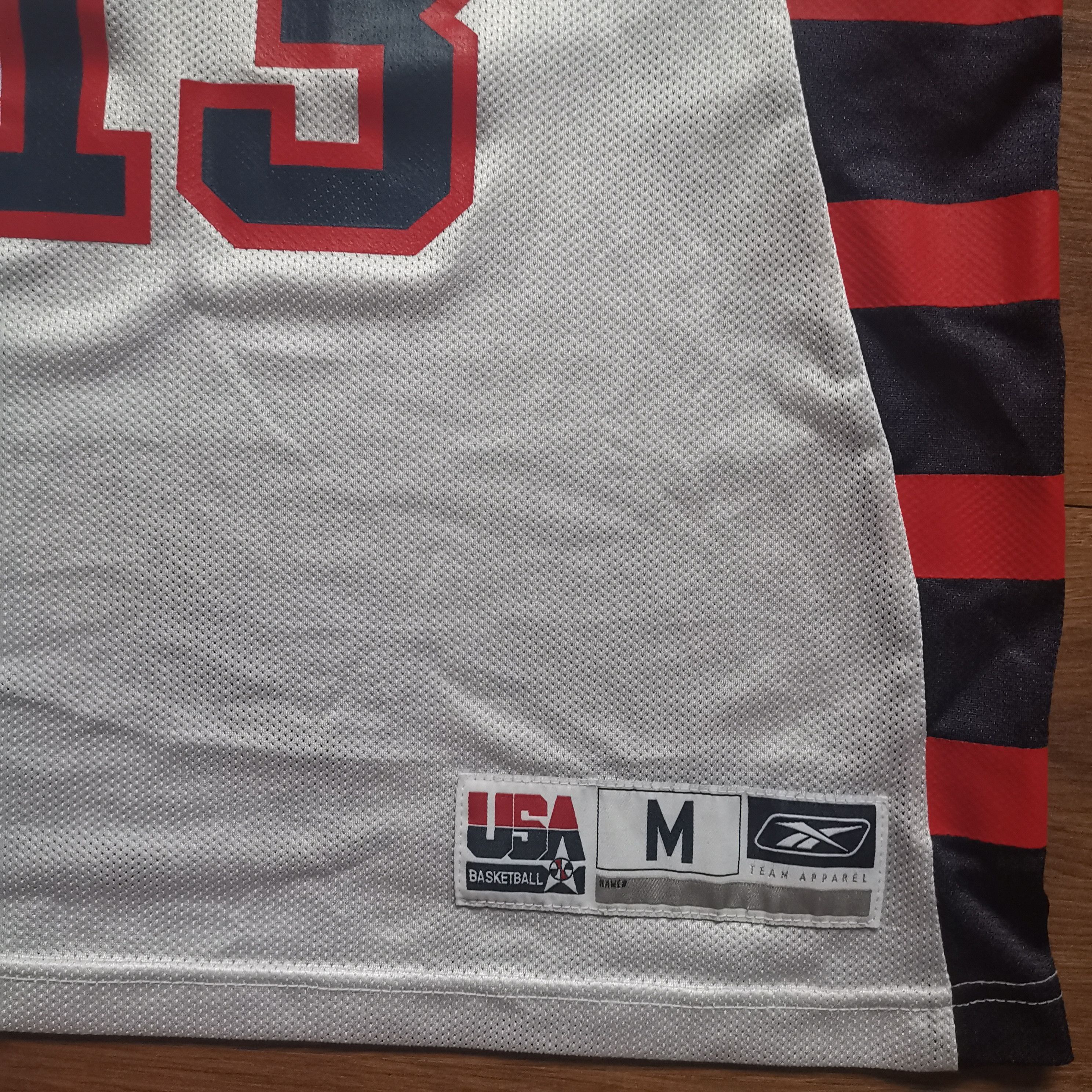 Reebok Vintage Reebok TIM DUNCAN 13 Team USA Jersey Size M Size US M / EU 48-50 / 2 - 3 Thumbnail