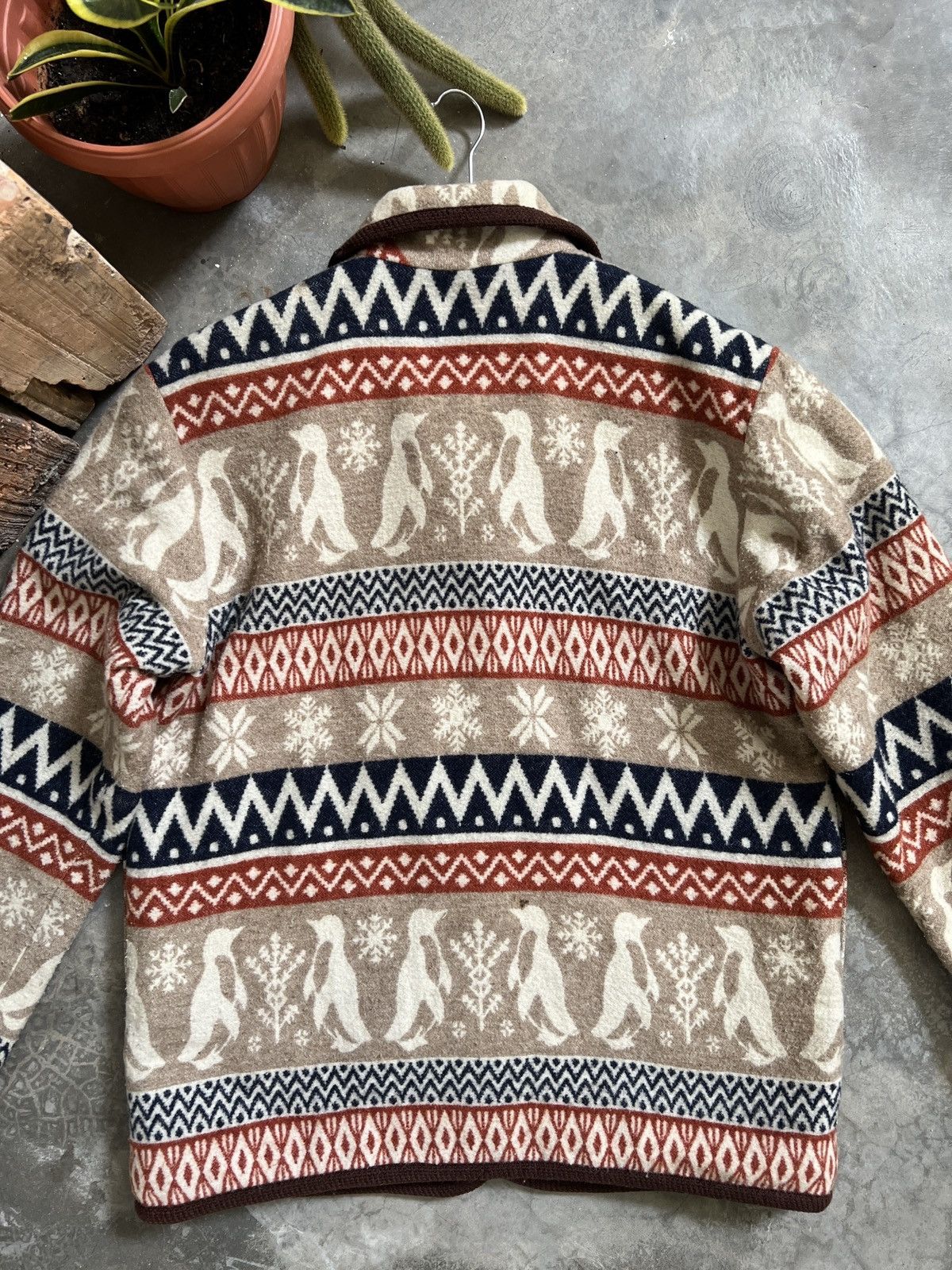 Japanese Brand × Vintage Vintage 🏴‍☠️ Japanese Printed Fleece Jacket Size US M / EU 48-50 / 2 - 6 Thumbnail