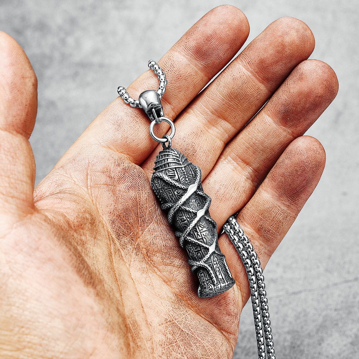 Jewelry Pharaoh Coffin Pendant Necklace Size ONE SIZE - 2 Thumbnail
