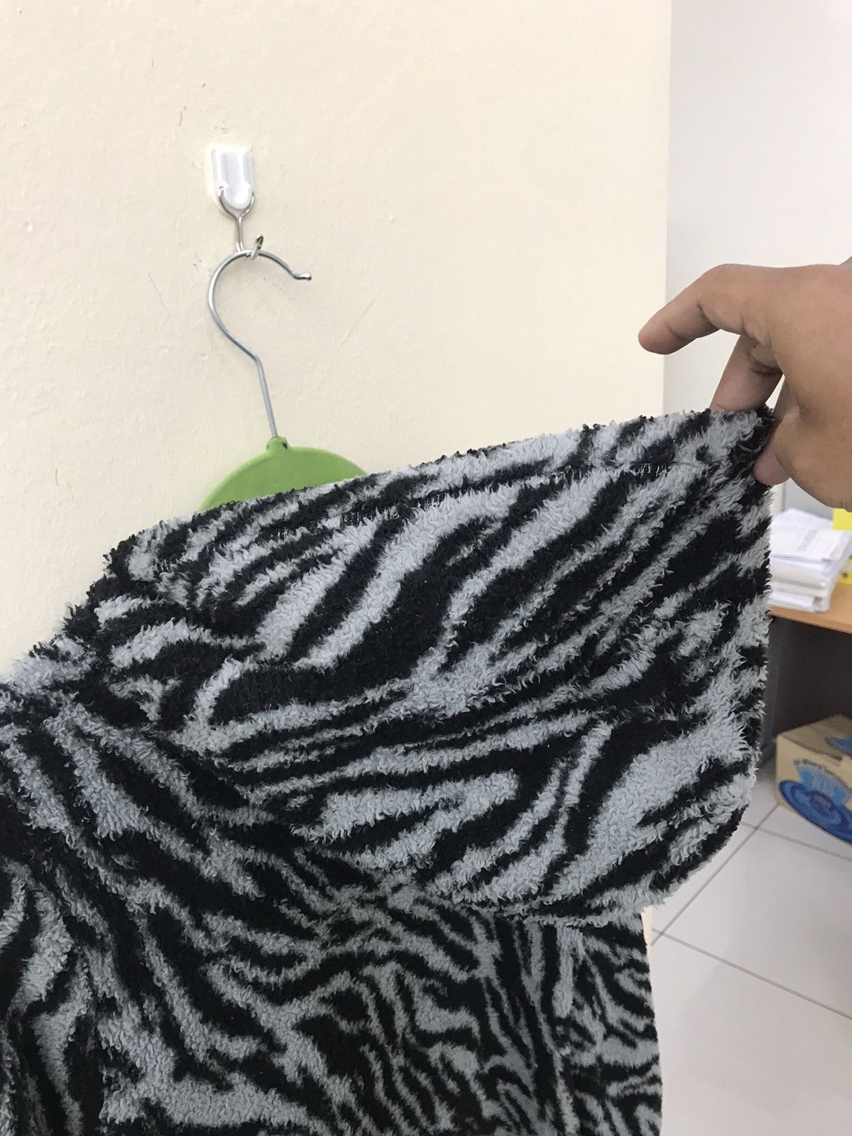 Japanese Brand Unbranded Animal Stripe Fleece Hoodie Size US M / EU 48-50 / 2 - 23 Thumbnail