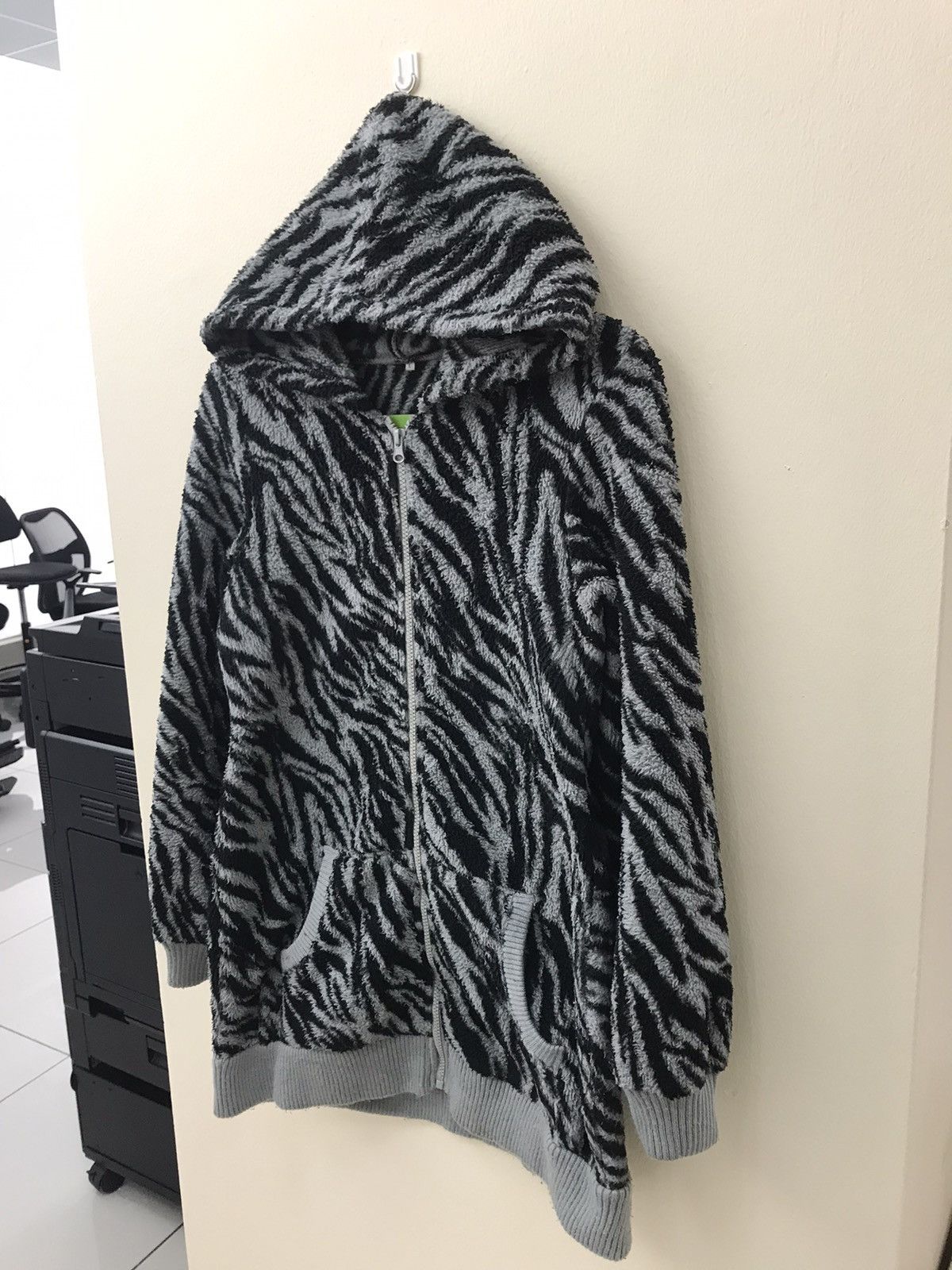 Japanese Brand Unbranded Animal Stripe Fleece Hoodie Size US M / EU 48-50 / 2 - 3 Thumbnail
