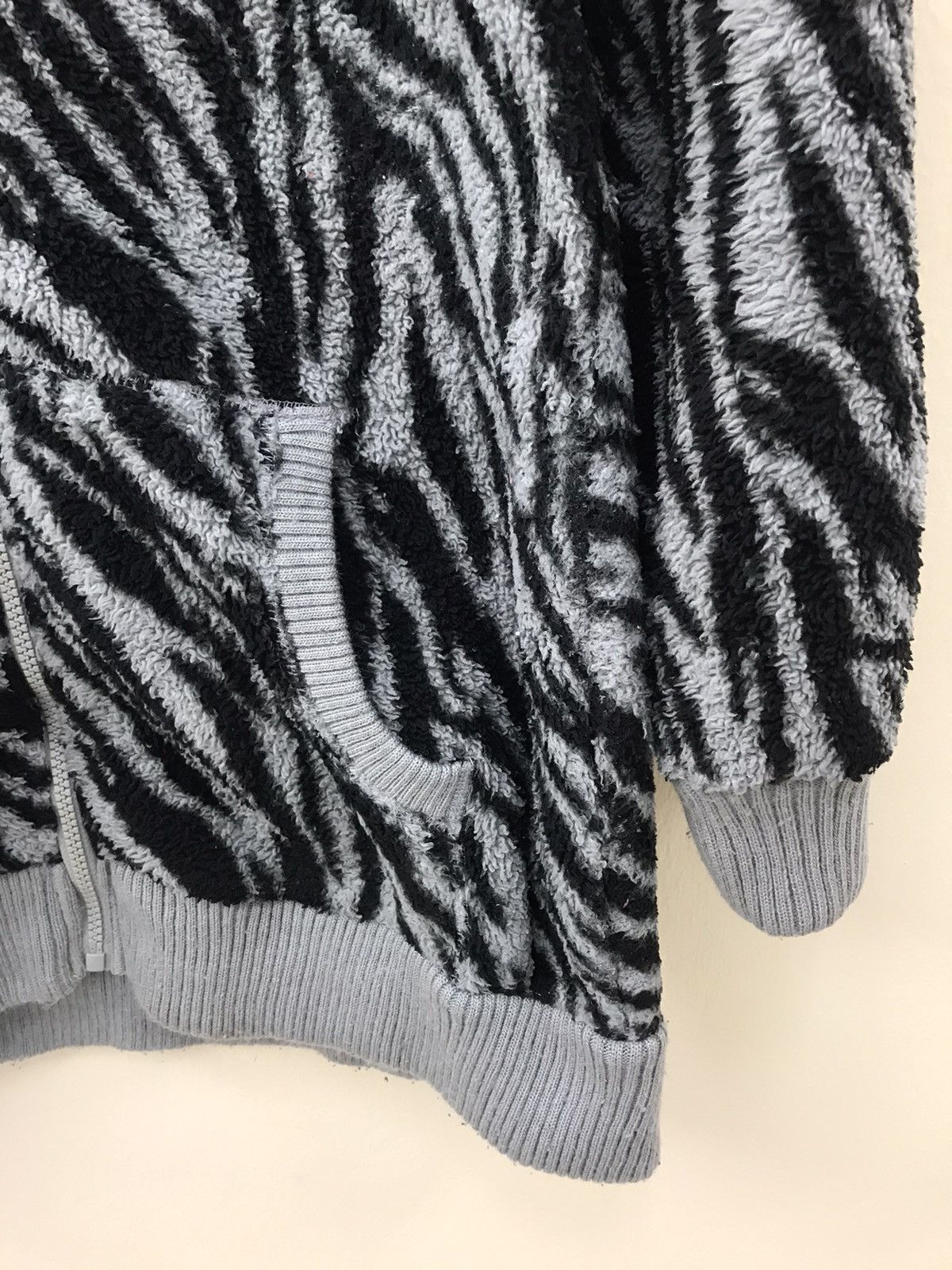 Japanese Brand Unbranded Animal Stripe Fleece Hoodie Size US M / EU 48-50 / 2 - 8 Thumbnail