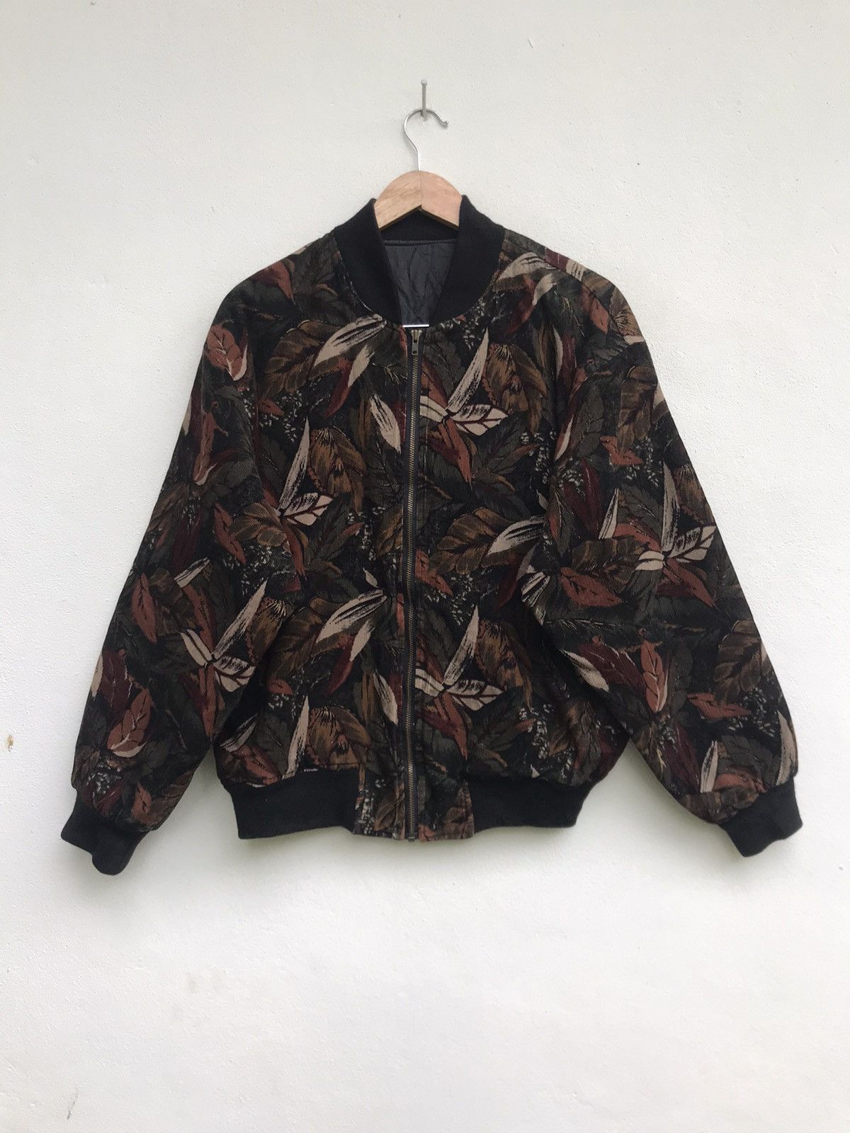 Art Comes First × Japanese Brand 🔥Japan Made Floral Oversize Bomber Style Like Corduroy Size US M / EU 48-50 / 2 - 5 Thumbnail