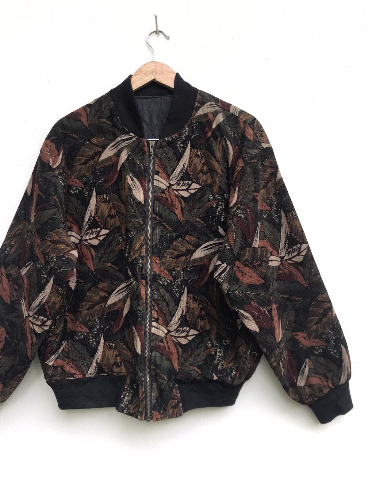 Art Comes First × Japanese Brand 🔥Japan Made Floral Oversize Bomber Style Like Corduroy Size US M / EU 48-50 / 2 - 1 Thumbnail