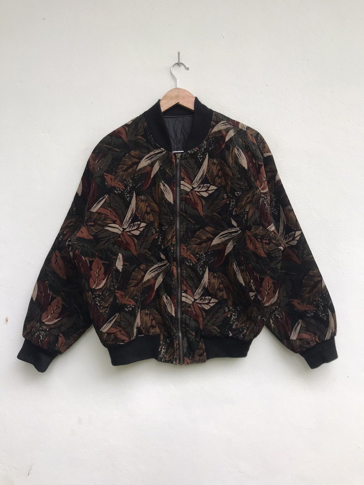 Art Comes First × Japanese Brand 🔥Japan Made Floral Oversize Bomber Style Like Corduroy Size US M / EU 48-50 / 2 - 3 Thumbnail