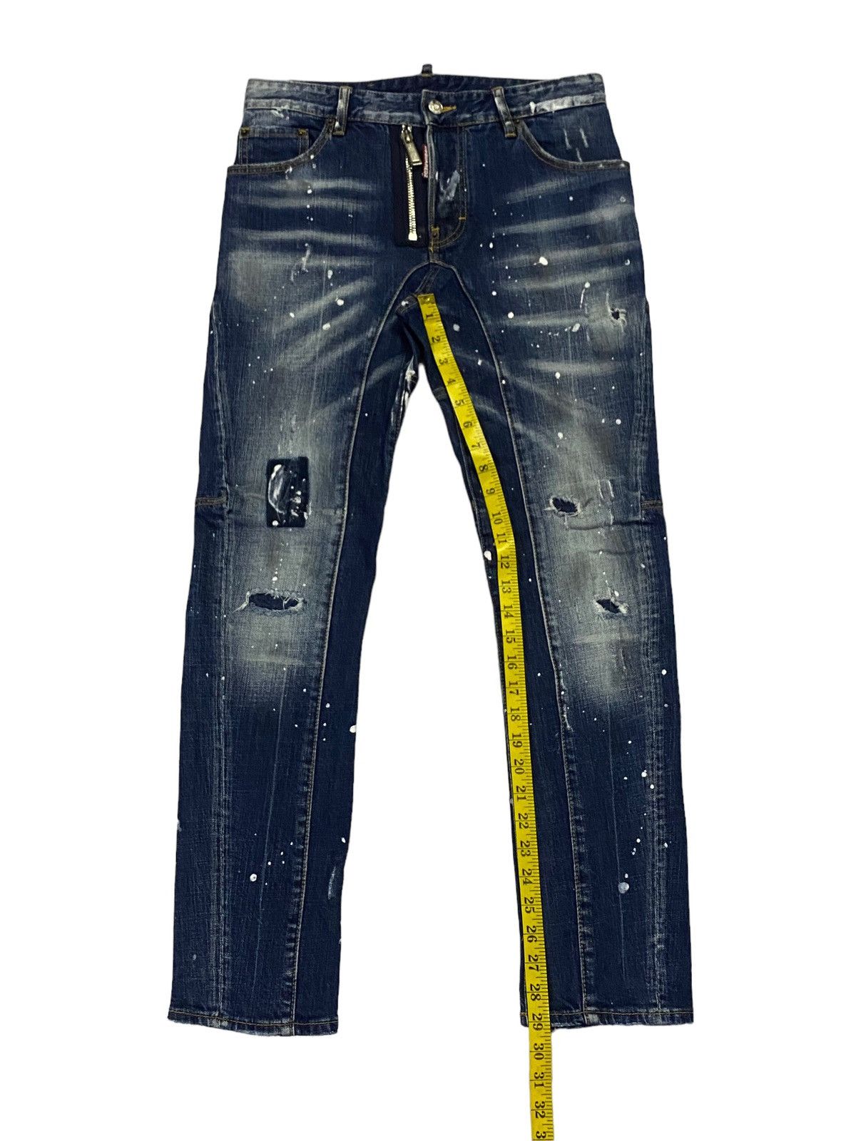 Dsquared2 Dsquared2 External Zip Skater Denim Jeans Size US 30 / EU 46 - 7 Thumbnail