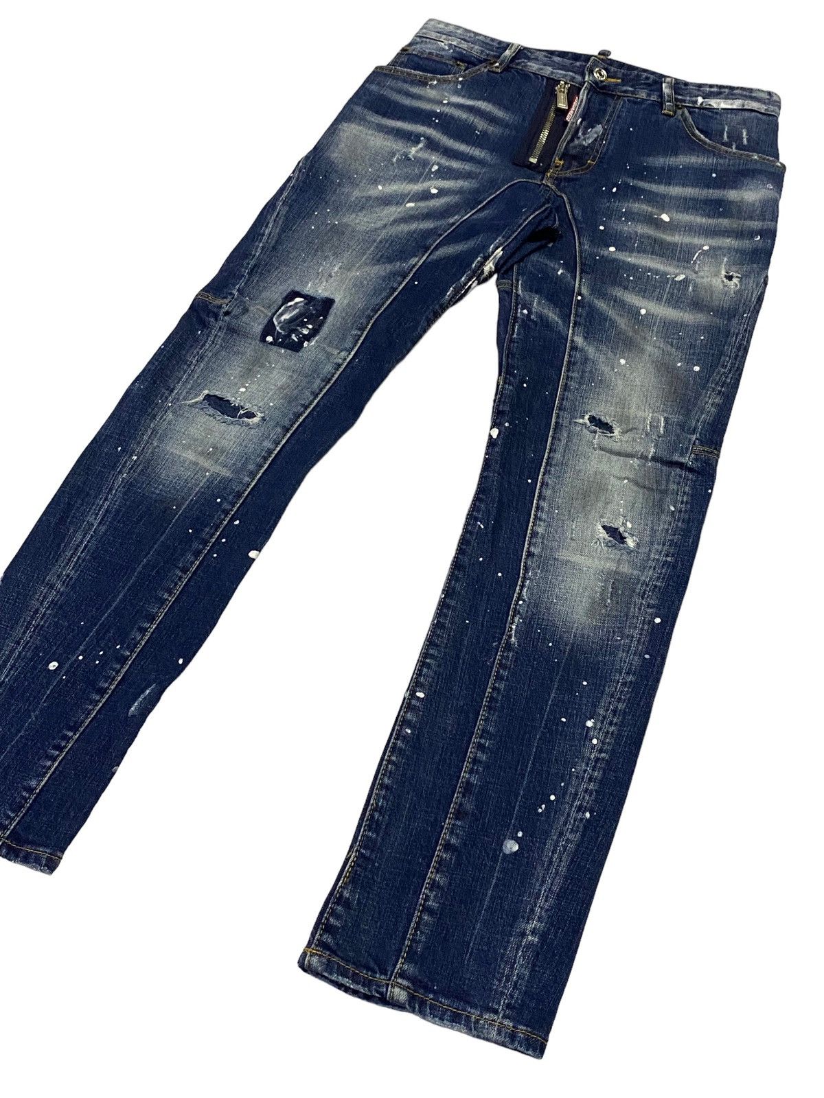 Dsquared2 Dsquared2 External Zip Skater Denim Jeans Size US 30 / EU 46 - 18 Thumbnail