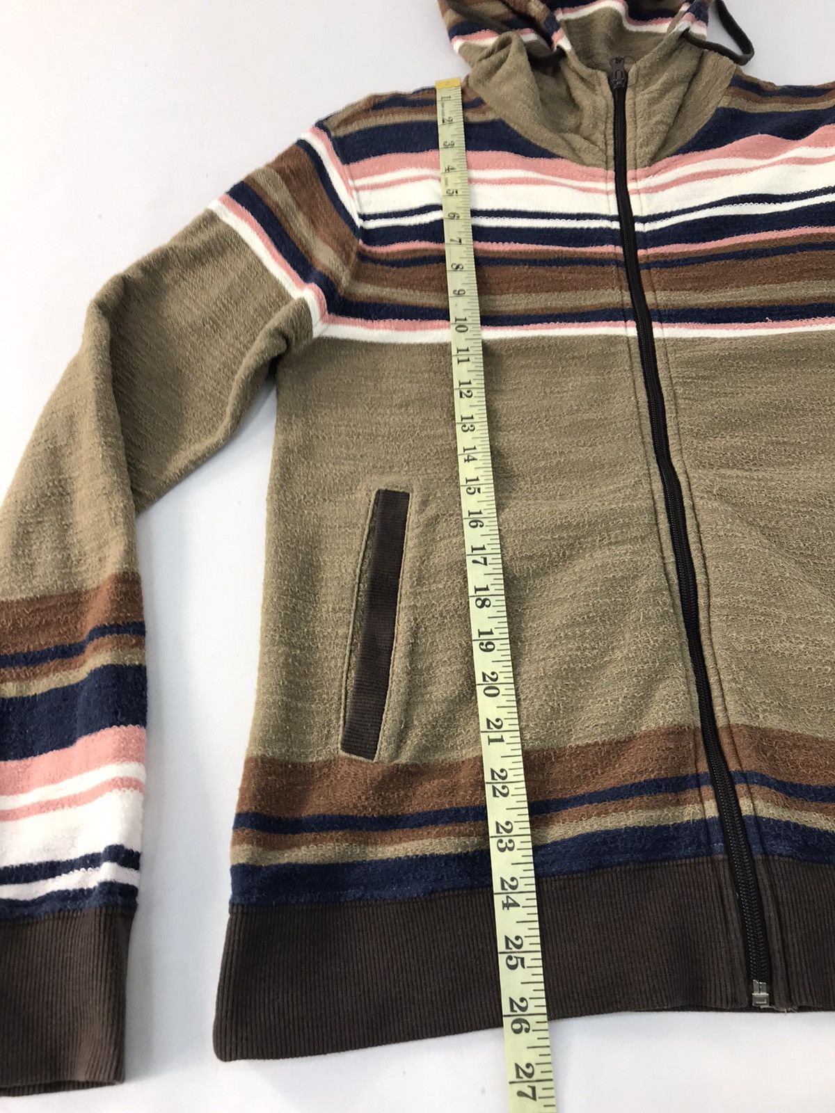 Japanese Brand Vtg Power To The People Design Stripes Sweatshirt Hoodie Size US M / EU 48-50 / 2 - 10 Thumbnail