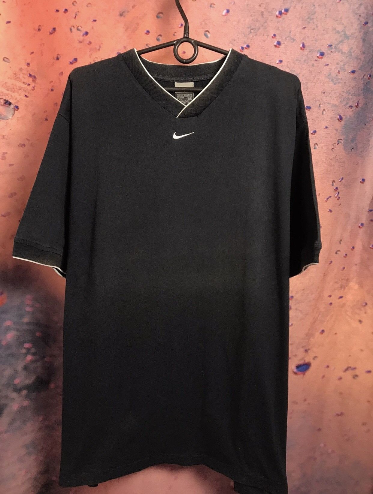 Nike × Vintage Vintage Nike centre logo streetwear tee Size US L / EU 52-54 / 3 - 2 Thumbnail