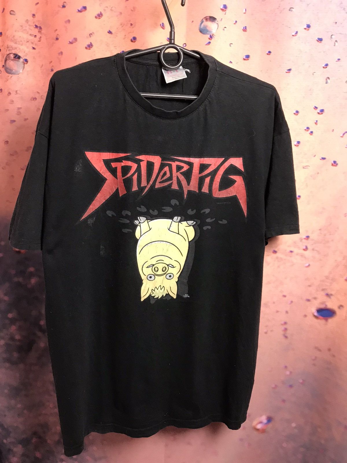 Vintage Vintage Spiderpig streetwear humor tee Size US XL / EU 56 / 4 - 2 Thumbnail