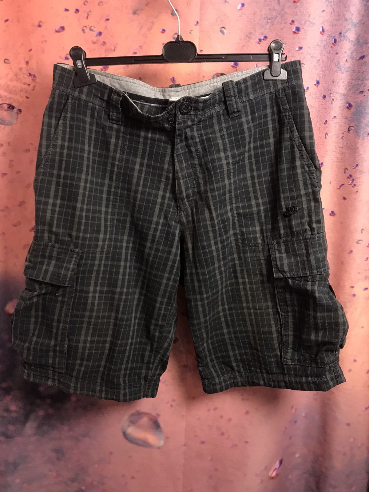 Nike × Vintage Vintage Nike cargo streetwear shorts Size US 33 - 2 Thumbnail
