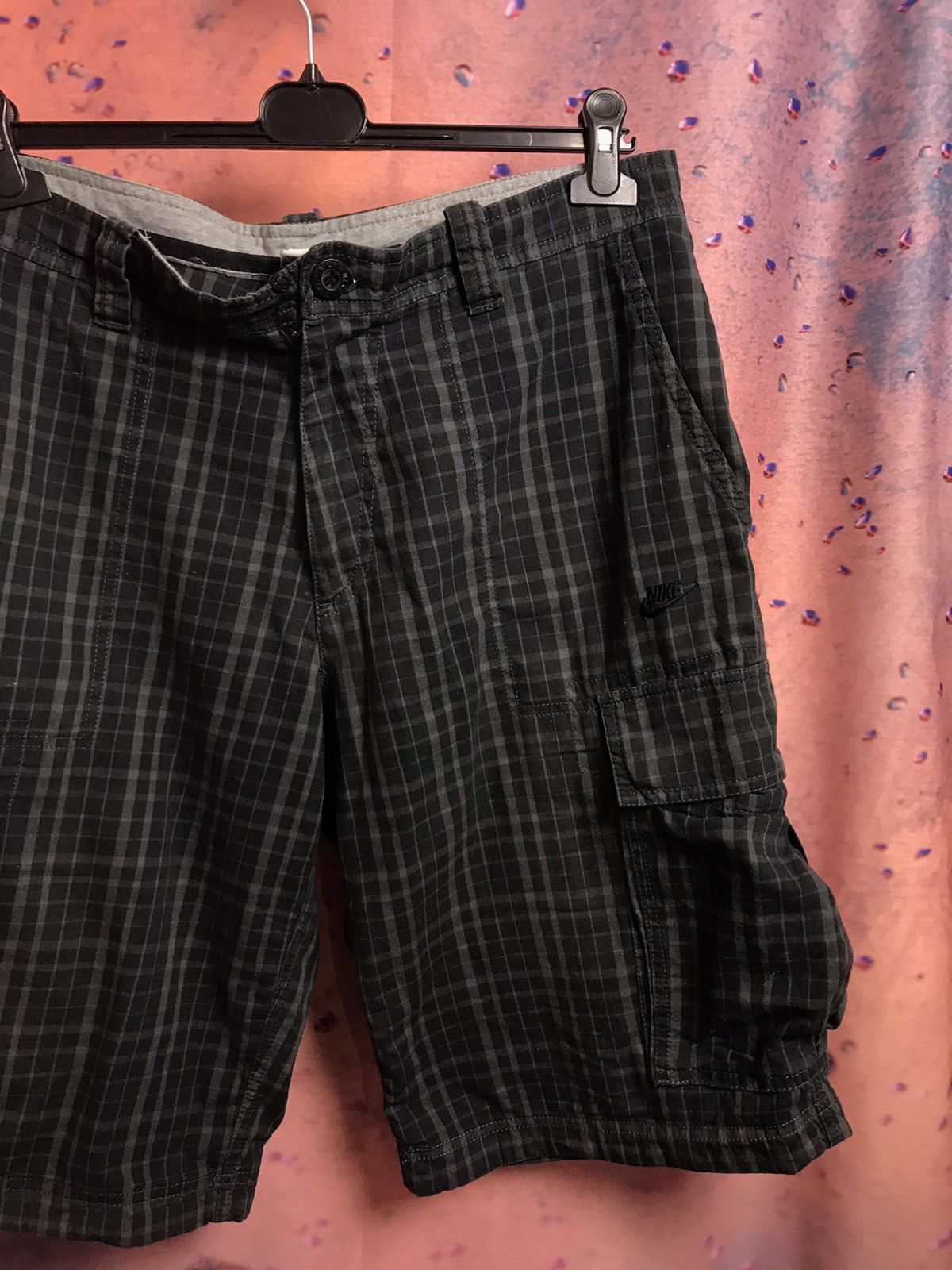 Nike × Vintage Vintage Nike cargo streetwear shorts Size US 33 - 1 Thumbnail