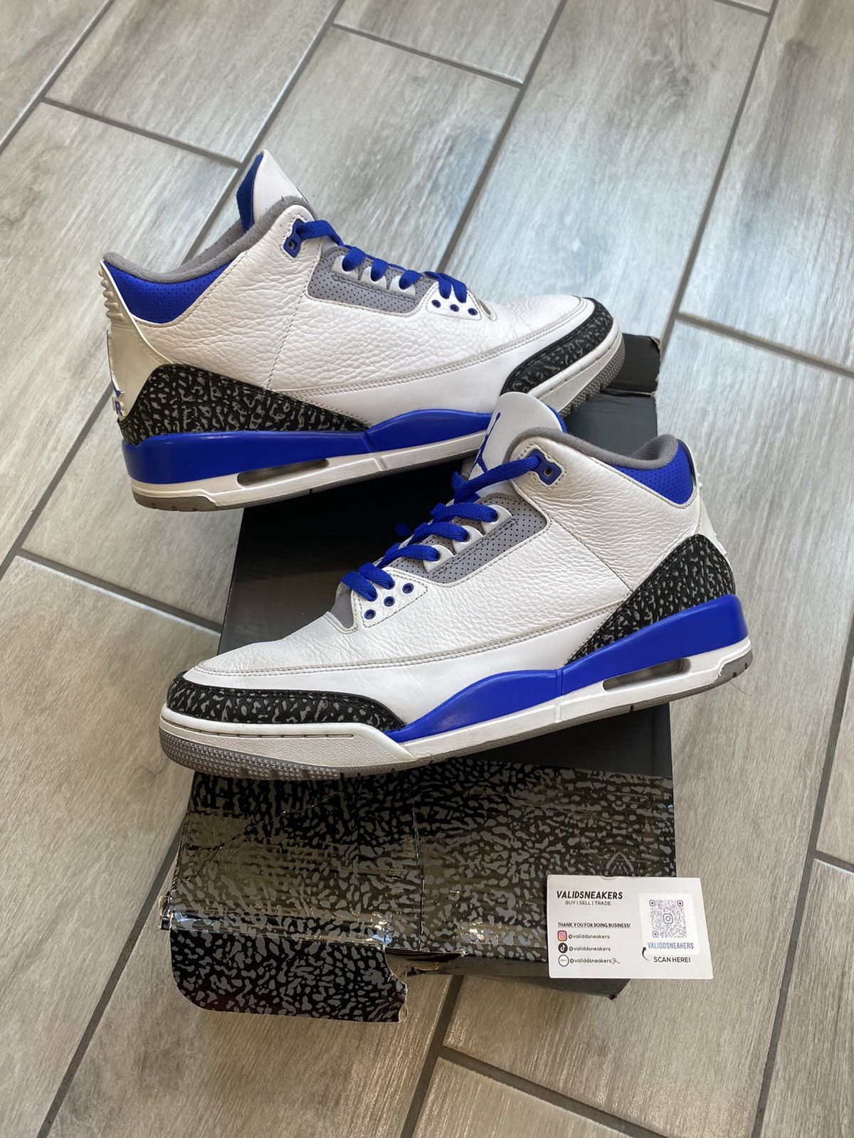 jordan 3 racer blue hibbett sports