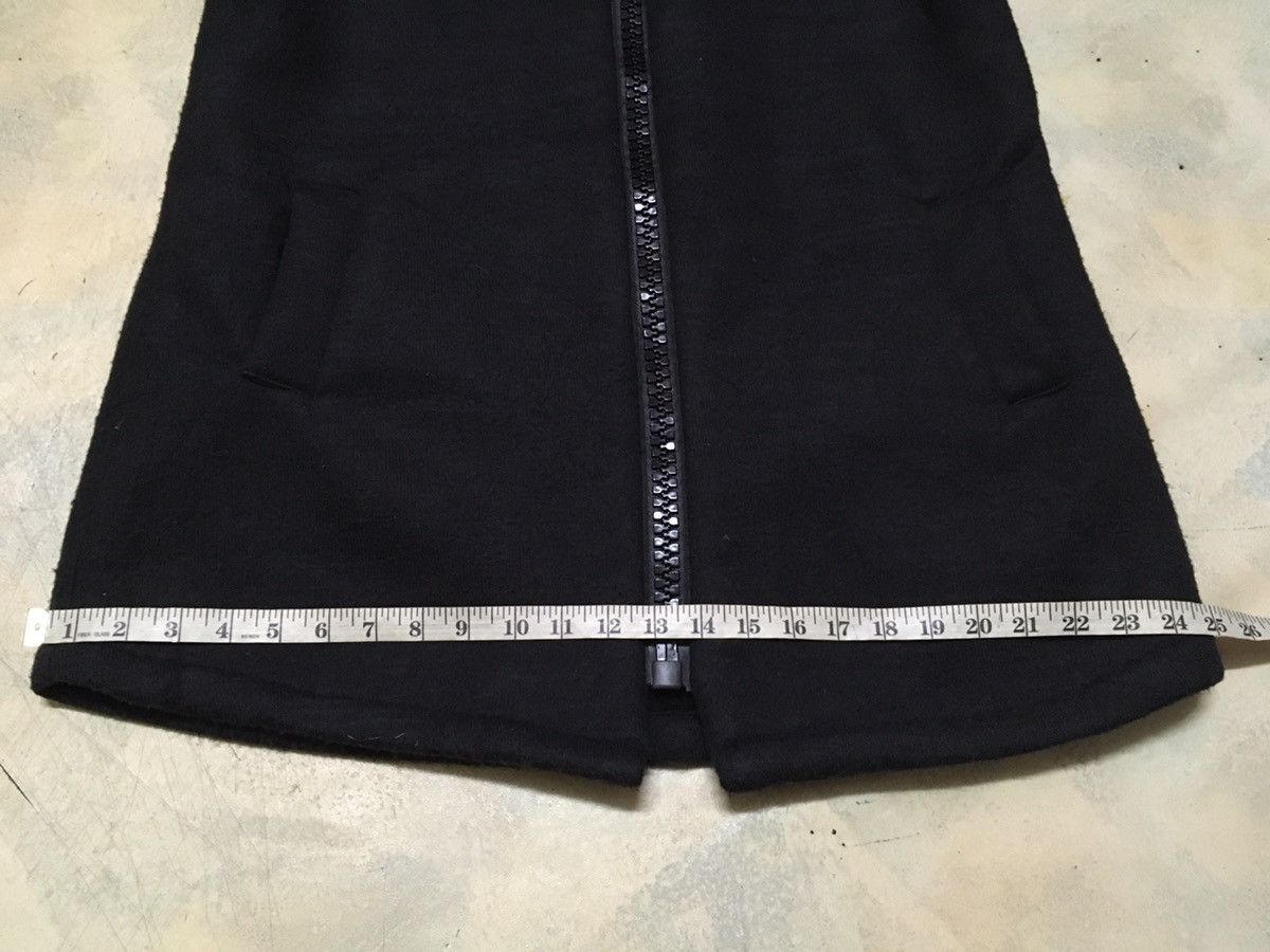 Japanese Brand Wool Parka Jacket With Big Zipper Avant Garde Style Fashion Size US M / EU 48-50 / 2 - 9 Thumbnail