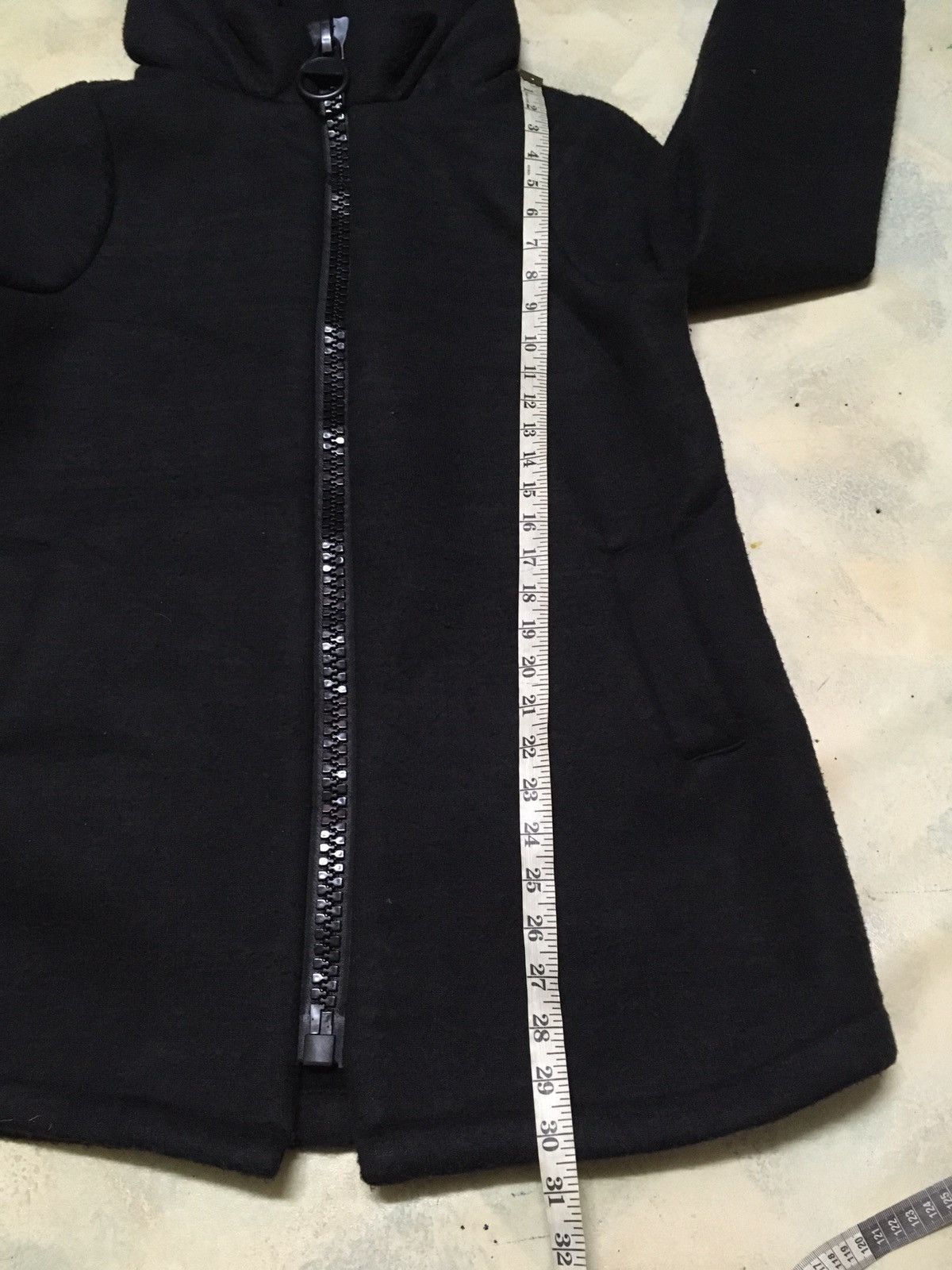 Japanese Brand Wool Parka Jacket With Big Zipper Avant Garde Style Fashion Size US M / EU 48-50 / 2 - 10 Thumbnail
