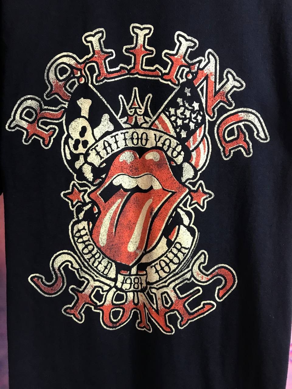Band Tees × The Rolling Stones × Vintage Vintage The Rolling Stones band rock tee Size US L / EU 52-54 / 3 - 3 Thumbnail