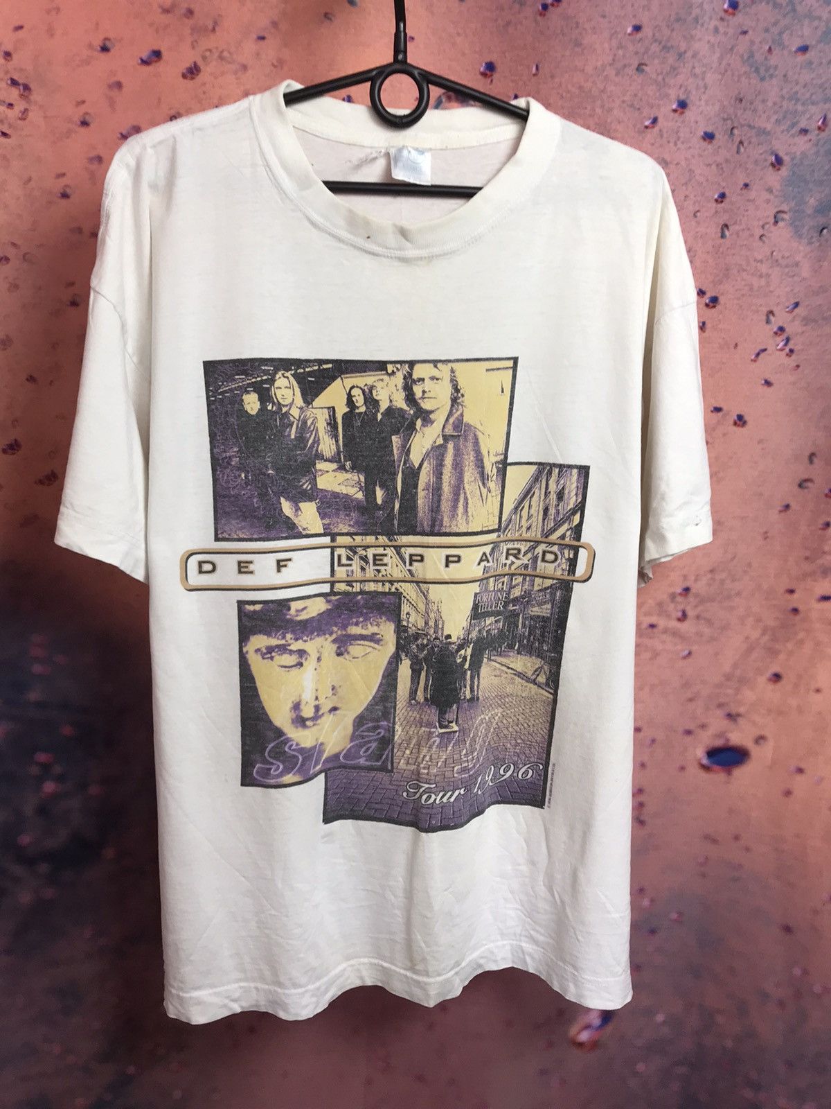 Band Tees × Def Leppard × Vintage 90s Vintage 1996 Def Leppard band rock tee Size US XL / EU 56 / 4 - 2 Thumbnail