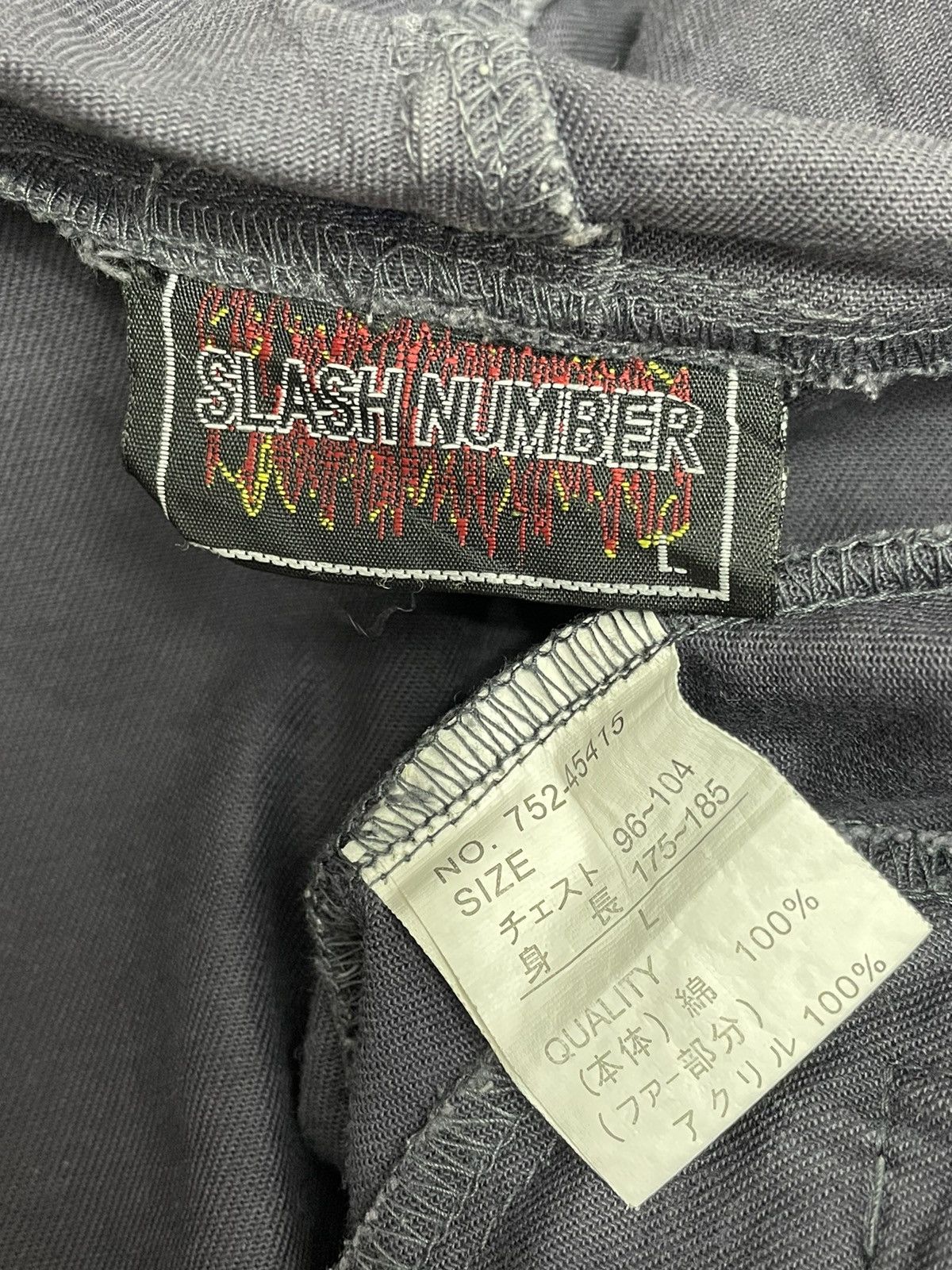 Demon × If Six Was Nine × Seditionaries SLASHNUMBER Poem PUNK! Bondage Buckle Cotton Hoodie Size US M / EU 48-50 / 2 - 6 Thumbnail