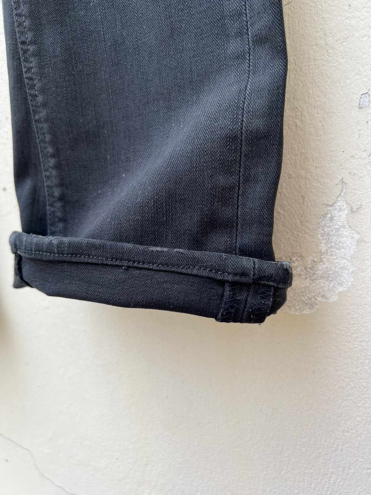 Beams Plus Vintage Beams X Lee Sun Fade Black Denim Stretch Flare Jeans Size US 32 / EU 48 - 14 Thumbnail