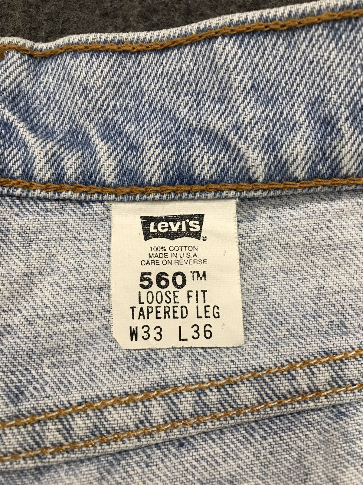 Levi's × Vintage Vintage Levis Distressed Denim Beauty Faded Jeans Size US 32 / EU 48 - 11 Thumbnail