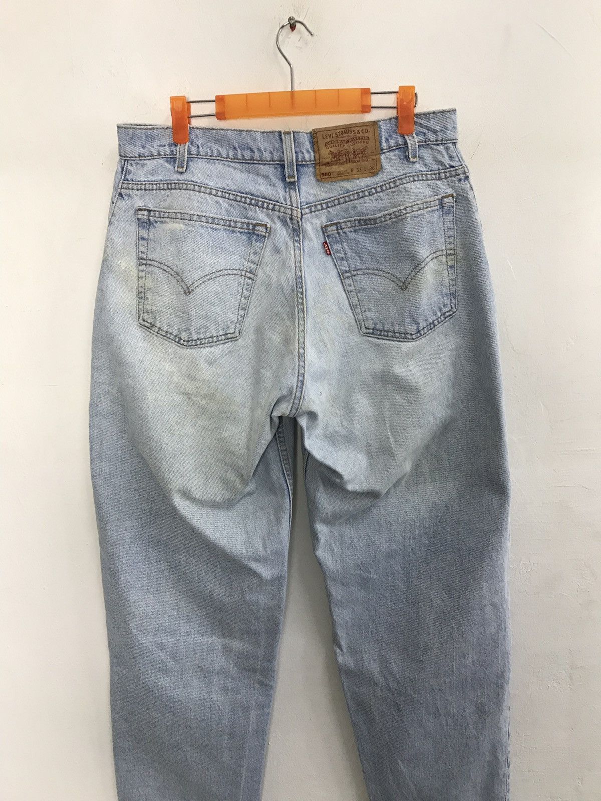 Levi's × Vintage Vintage Levis Distressed Denim Beauty Faded Jeans Size US 32 / EU 48 - 7 Thumbnail