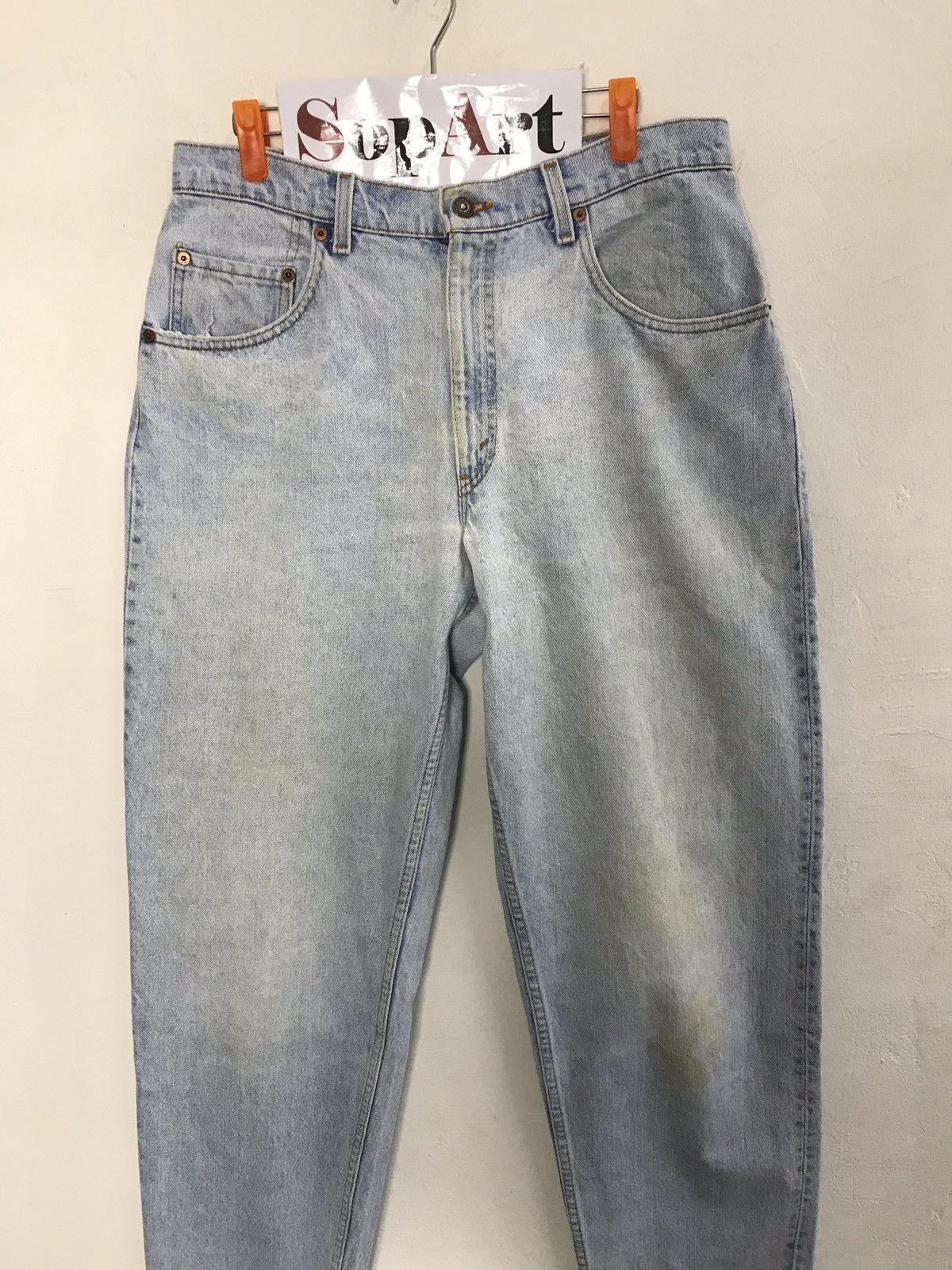 Levi's × Vintage Vintage Levis Distressed Denim Beauty Faded Jeans Size US 32 / EU 48 - 3 Thumbnail