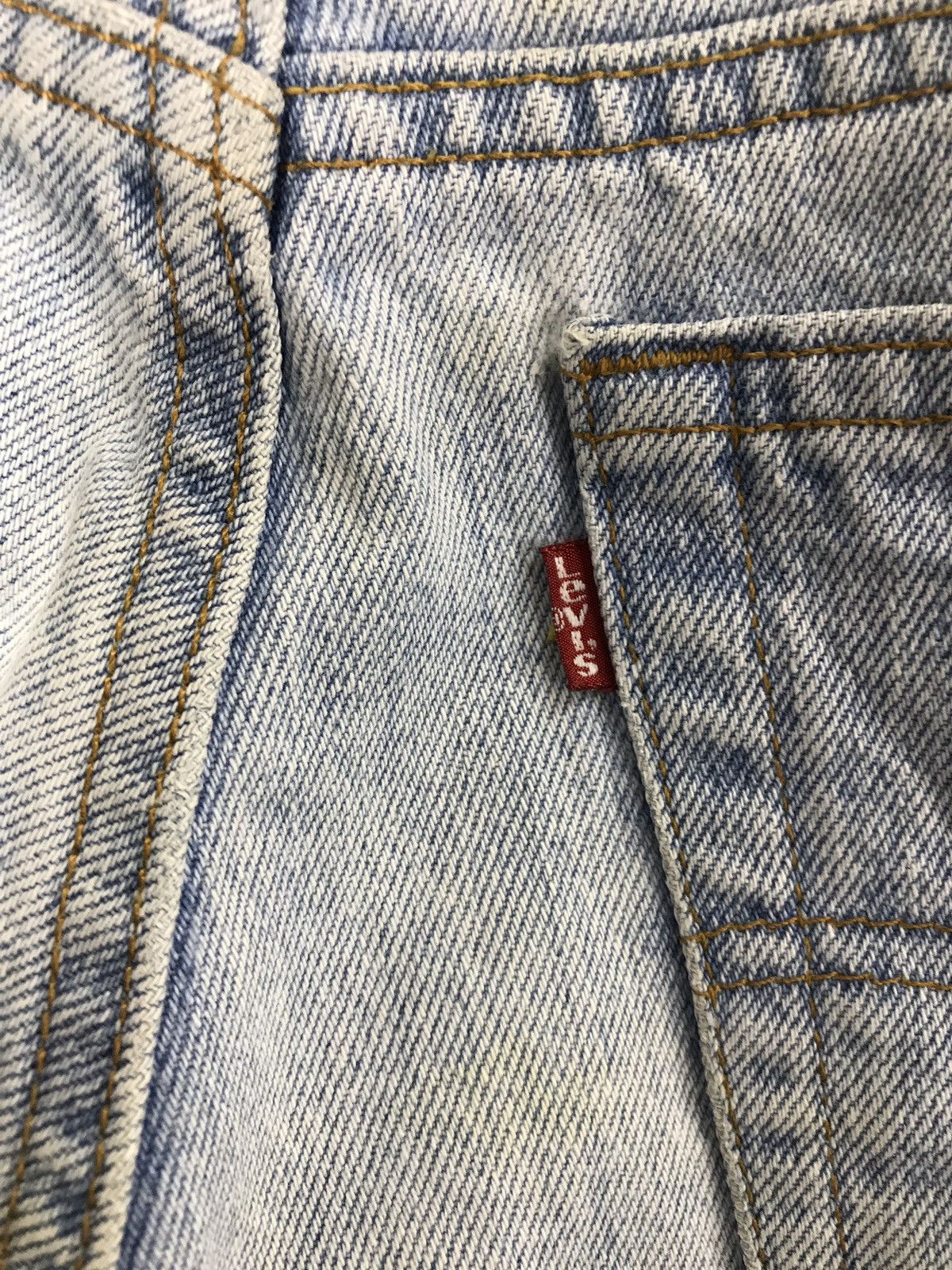 Levi's × Vintage Vintage Levis Distressed Denim Beauty Faded Jeans Size US 32 / EU 48 - 9 Thumbnail