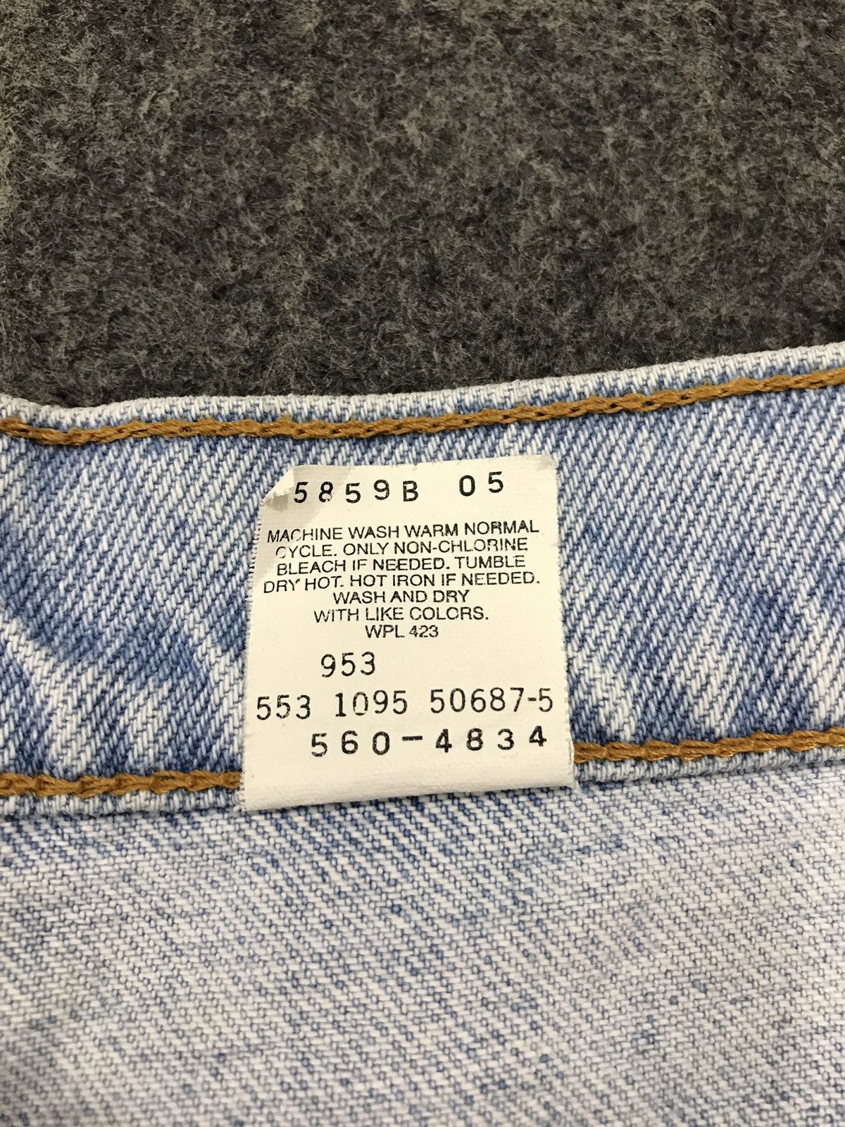 Levi's × Vintage Vintage Levis Distressed Denim Beauty Faded Jeans Size US 32 / EU 48 - 12 Thumbnail