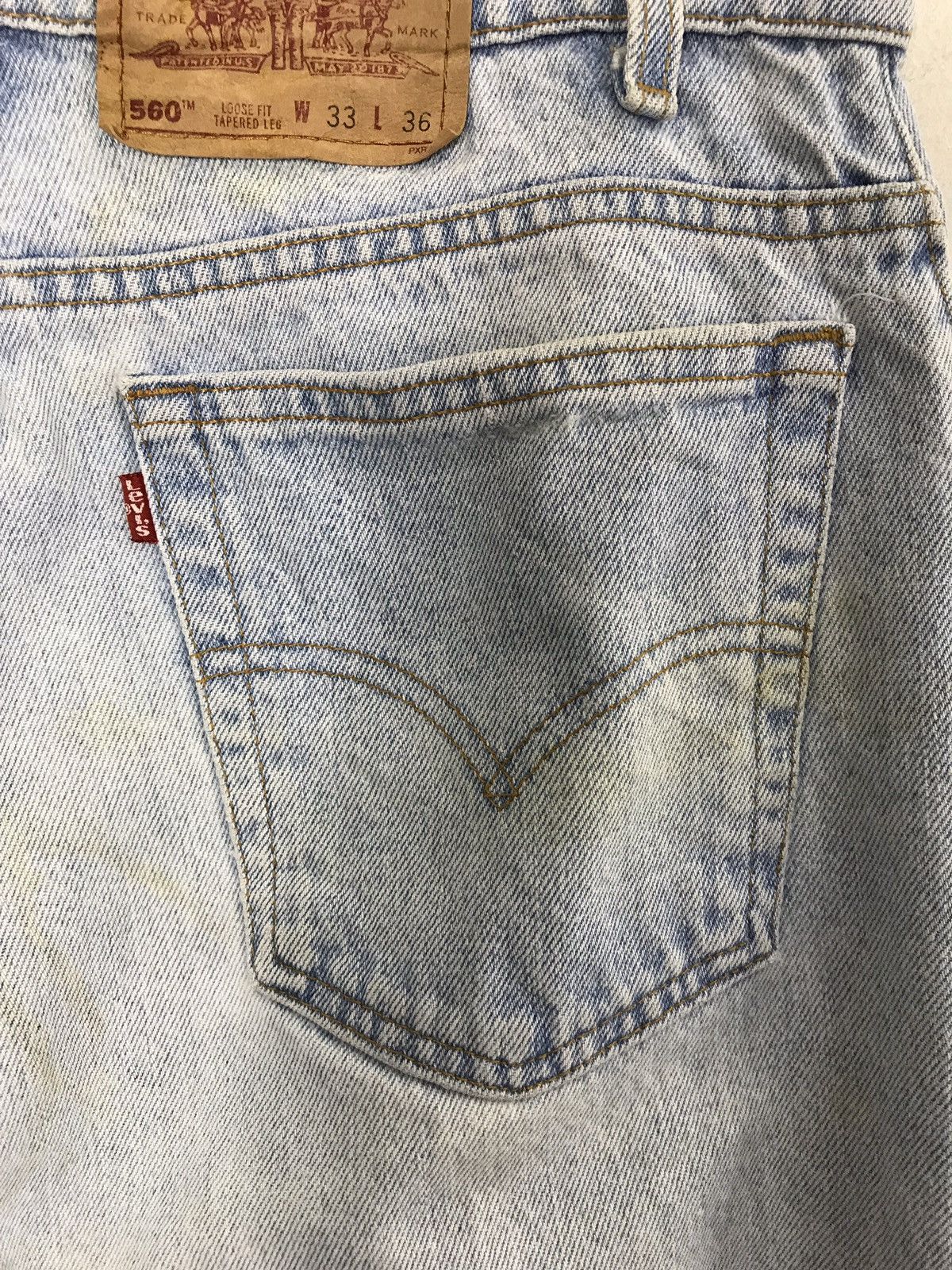 Levi's × Vintage Vintage Levis Distressed Denim Beauty Faded Jeans Size US 32 / EU 48 - 8 Thumbnail