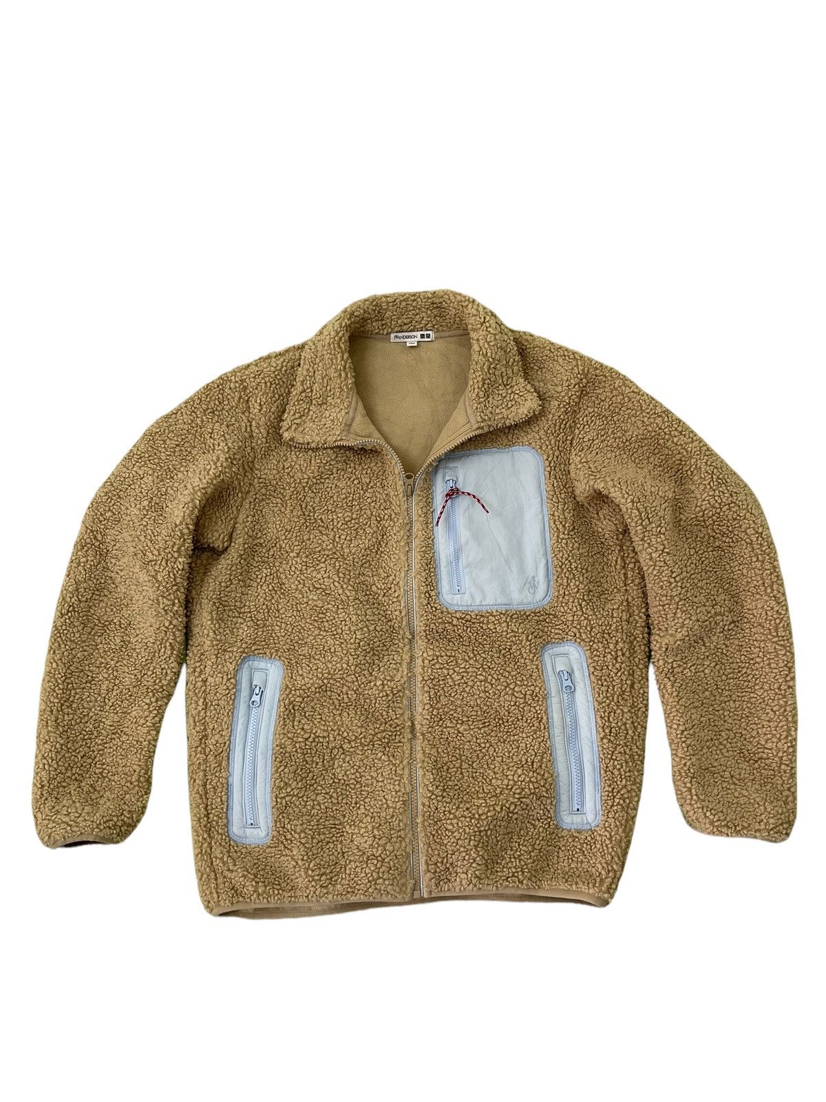 JW Anderson × Uniqlo Deep Pile Fleece Jacket 4🟩 Size US M / EU 48-50 / 2 - 2 Thumbnail