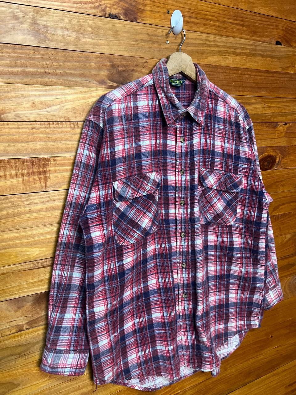 Japanese Brand REDo ZONE FACTORY FLANNEL PLAID Size US M / EU 48-50 / 2 - 2 Thumbnail
