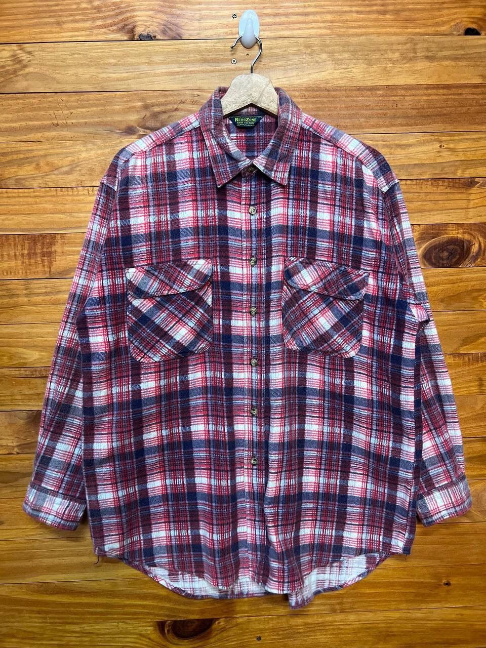 Japanese Brand REDo ZONE FACTORY FLANNEL PLAID Size US M / EU 48-50 / 2 - 1 Thumbnail