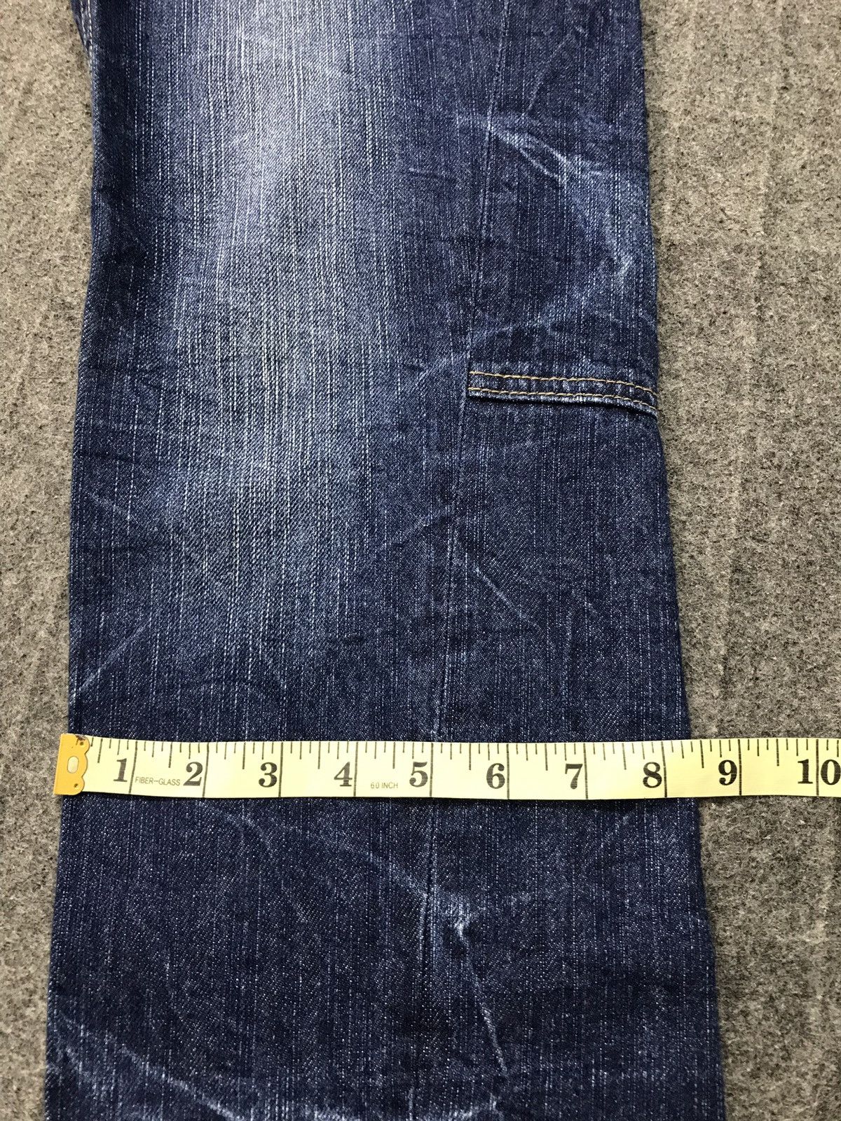 Japanese Brand × Vintage Vintage Japanese Brand Double Waist Indigo Fashion Style Size US 30 / EU 46 - 17 Thumbnail