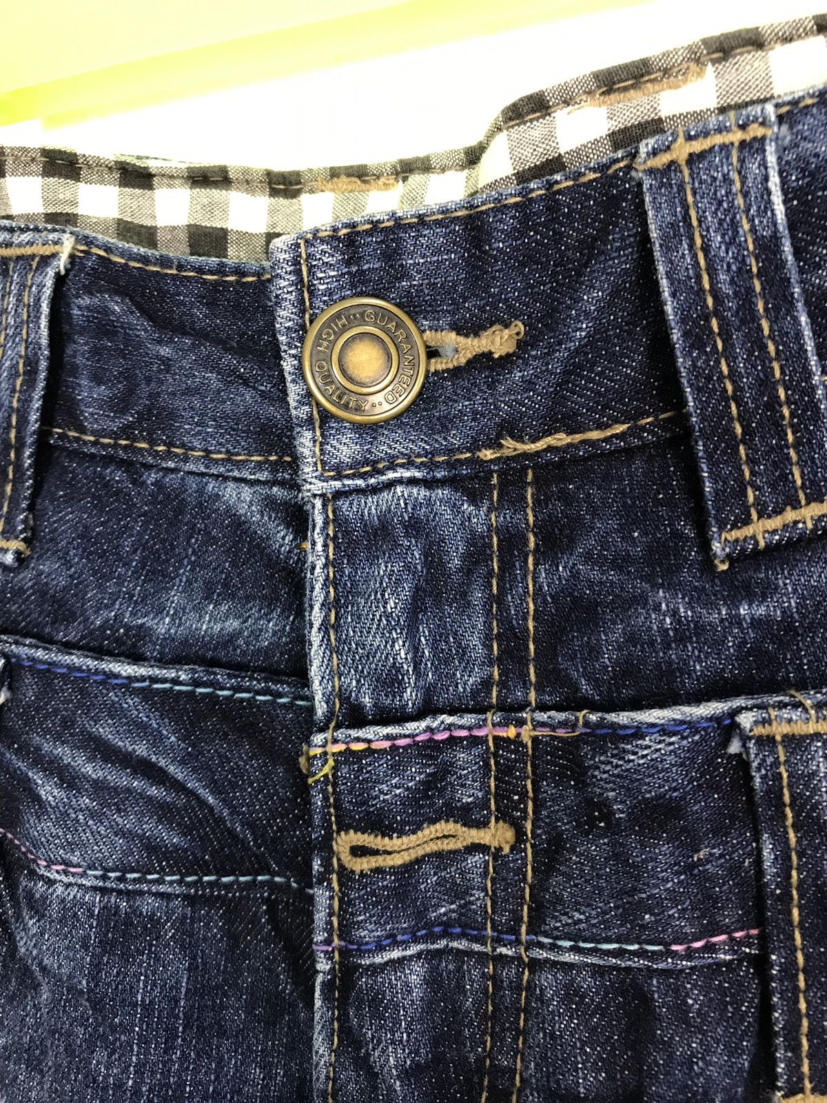 Japanese Brand × Vintage Vintage Japanese Brand Double Waist Indigo Fashion Style Size US 30 / EU 46 - 8 Thumbnail