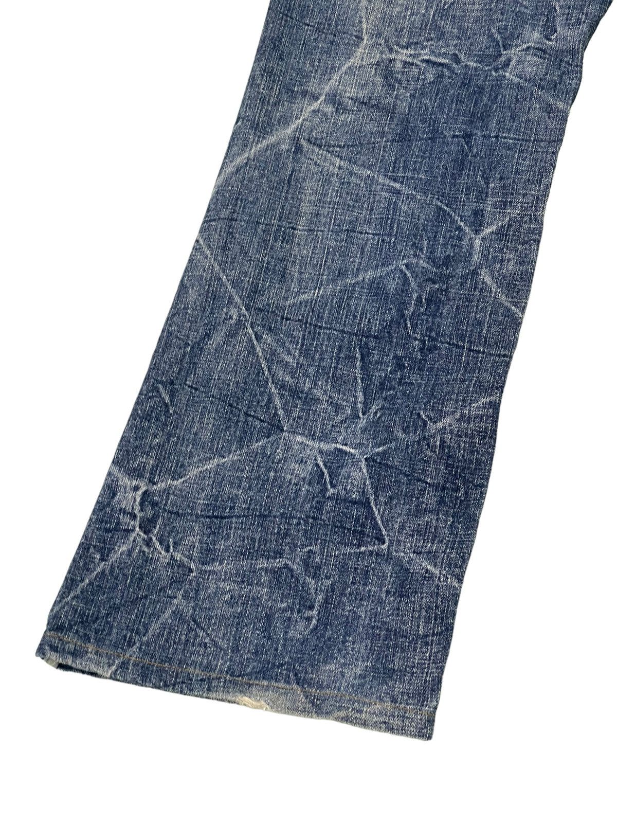Japanese Brand Acid Wash Jeans Ozz Pinball Denim Regular Fit 4🟦5 Size US 32 / EU 48 - 17 Thumbnail