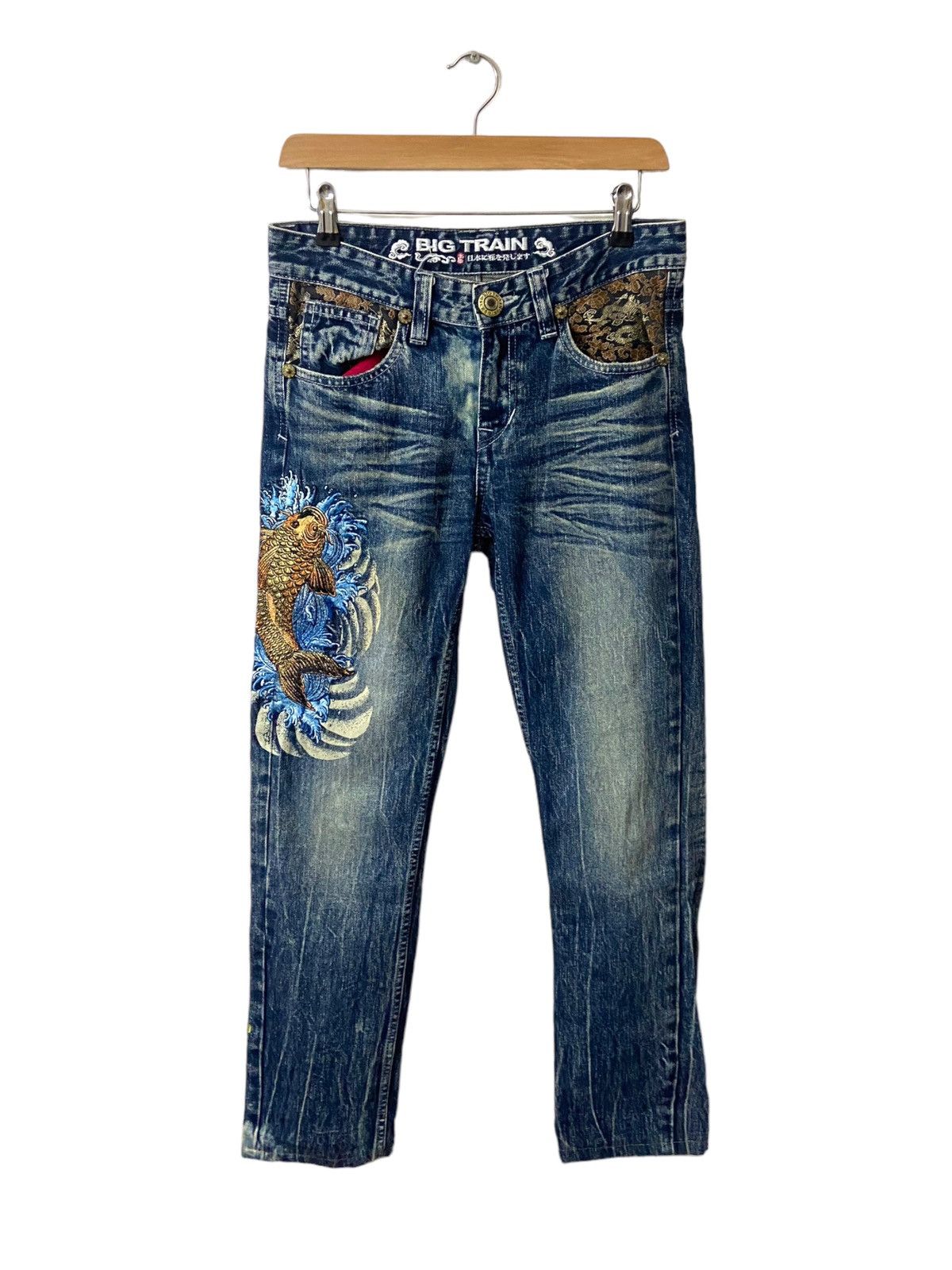 Vintage Mountain Big Train Japanese denim jeans W33